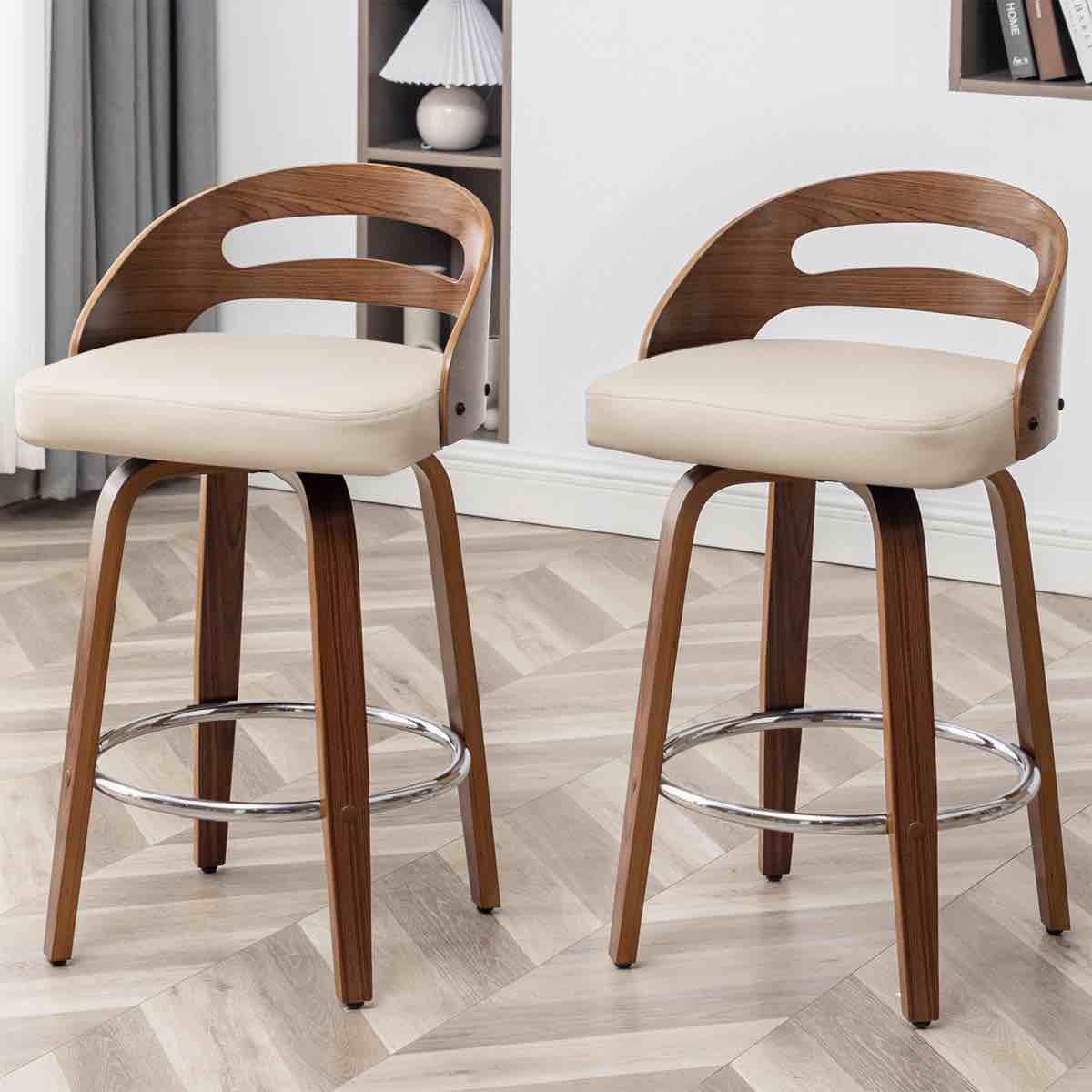 Mahtab Swivel Counter & Bar Stools (Set of 2)