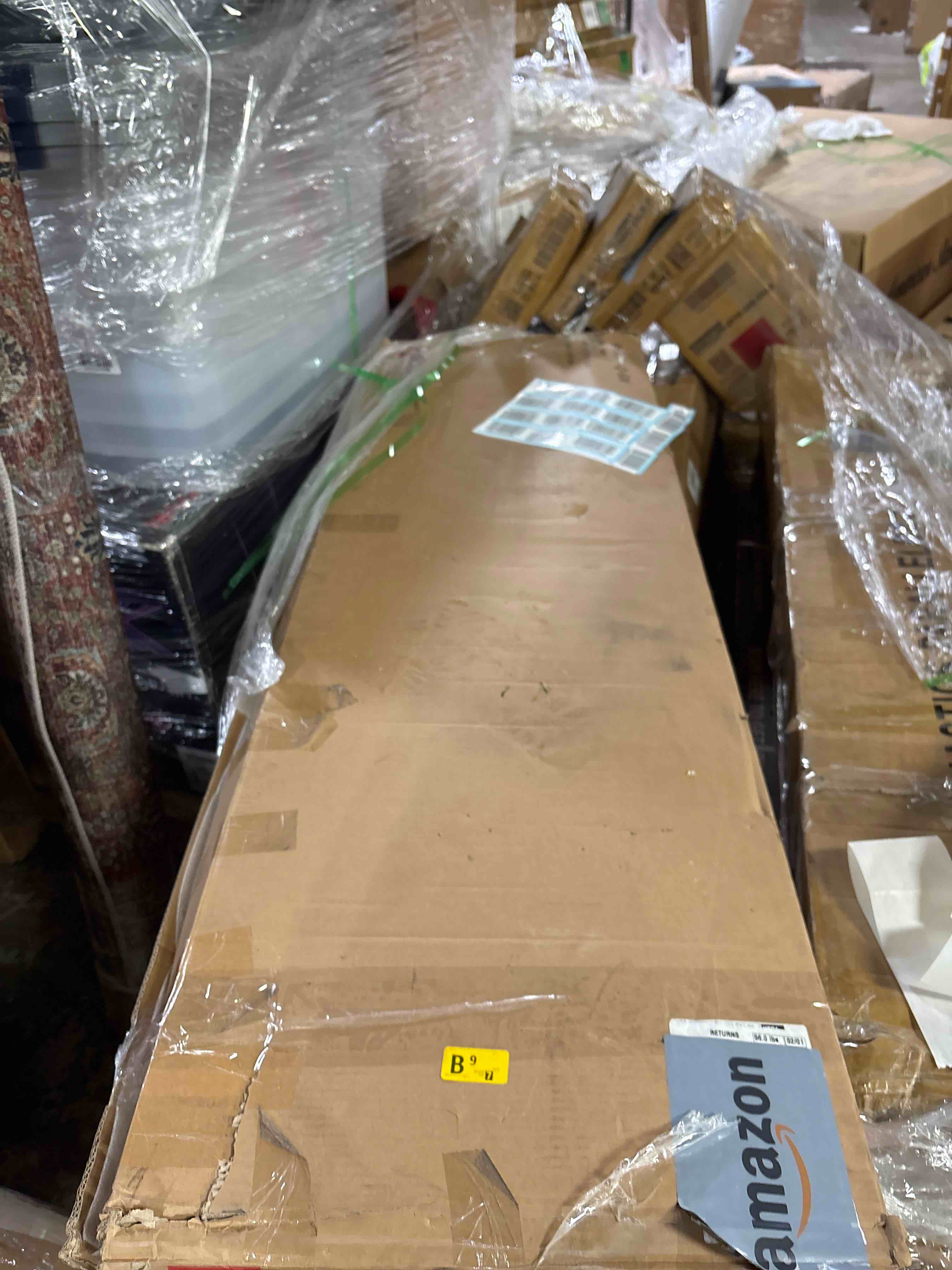 Condition photo showing As Is for Novilla Queen Bed Frame with Modern Wooden Headboard, Easy Assembly & Noise-Free, Under-Bed Storage, Sturdy Metal Platform for Bedroom & Guest Room, No Box Spring Needed