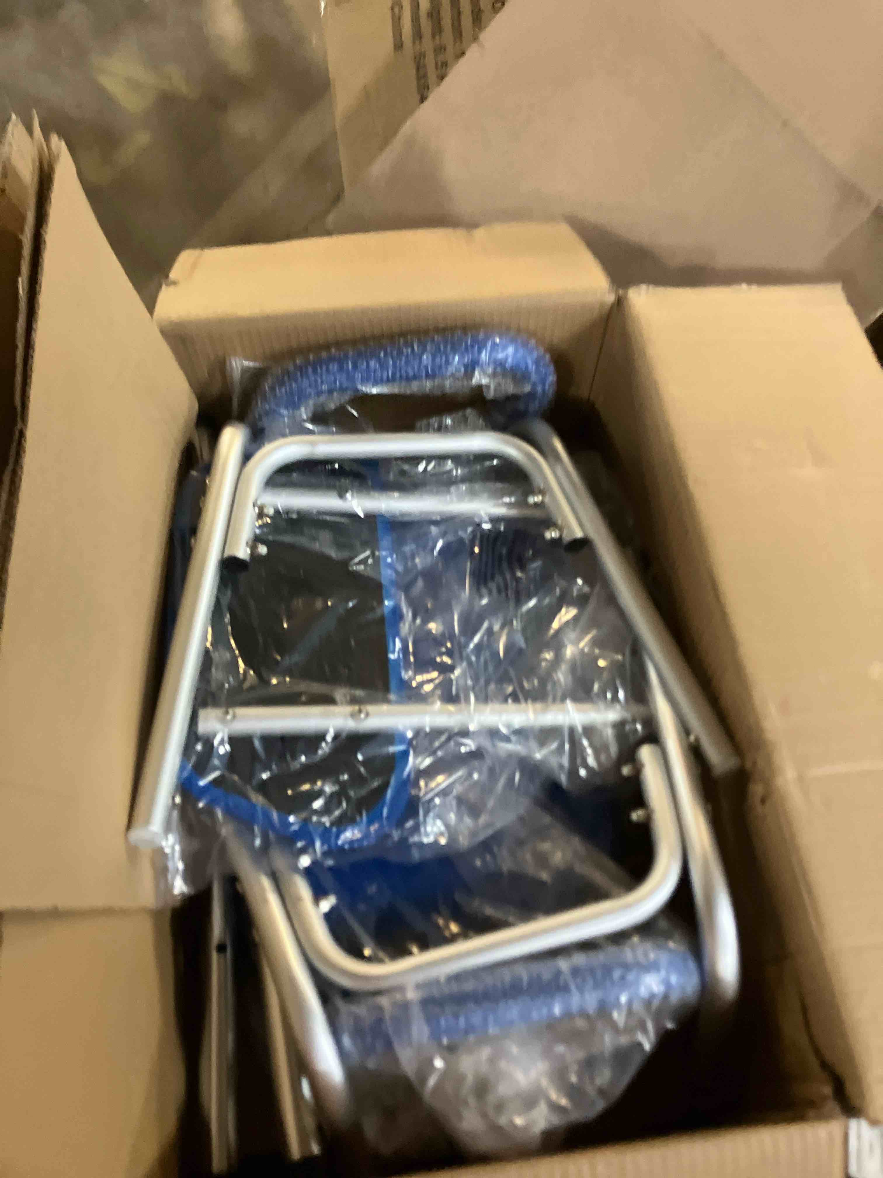 Condition photo showing New/Like New for VOCIC Sliding Shower Chair with Swivel Seat, Swivel Tub Transfer Bench, Shower Bench for Elderly, Adjustable Height Bathtub Bench with Armrests & Swivel Padded Seat & Safety Belt, AX19