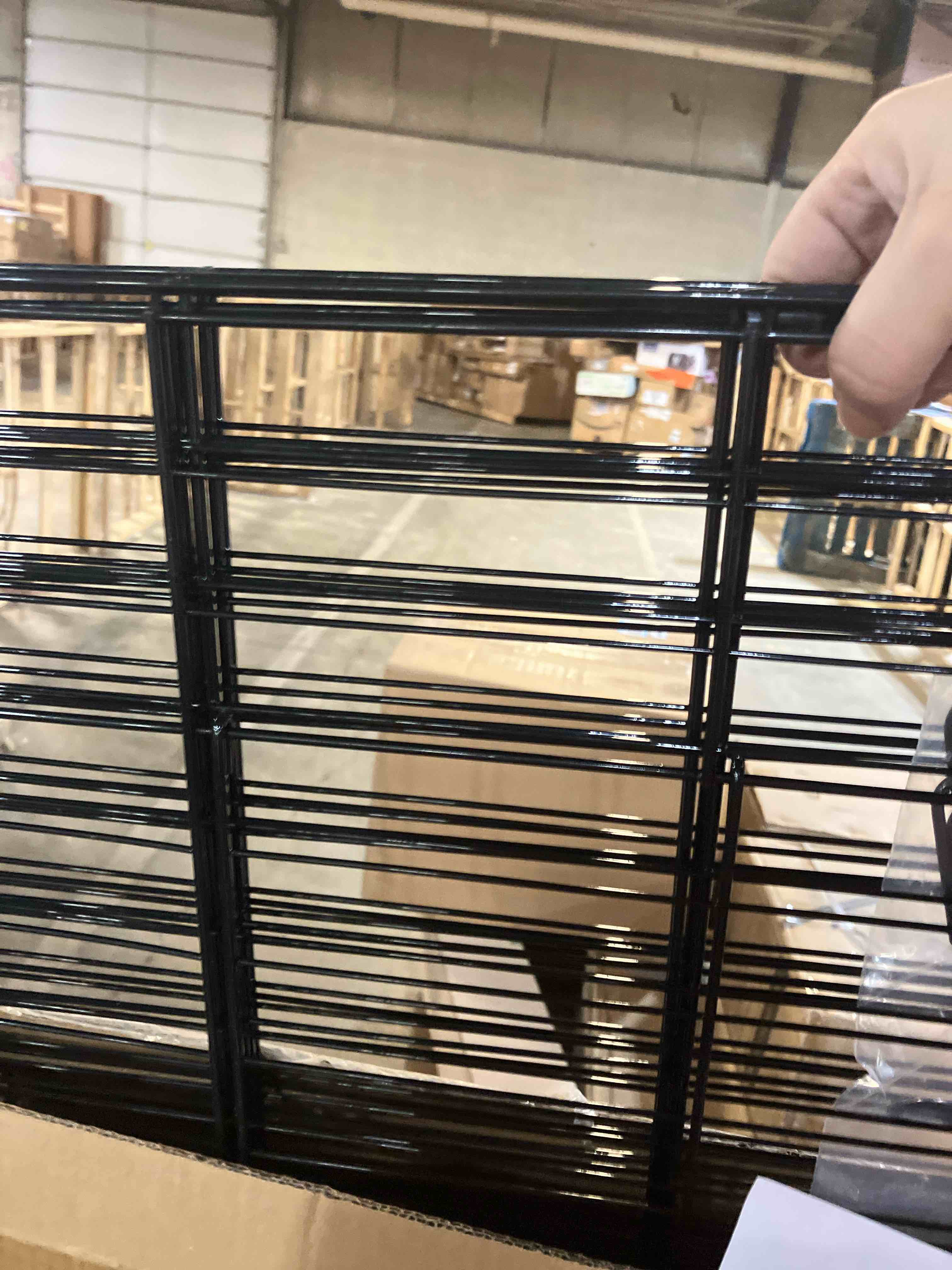 Condition photo showing New/Like New for Puppy Playpen - Foldable Metal Exercise Enclosure with Eight 24-Inch Panels - Indoor/Outdoor Fence for Dogs, Cats, or Small Animals by PETMAKER 24" X 24"
