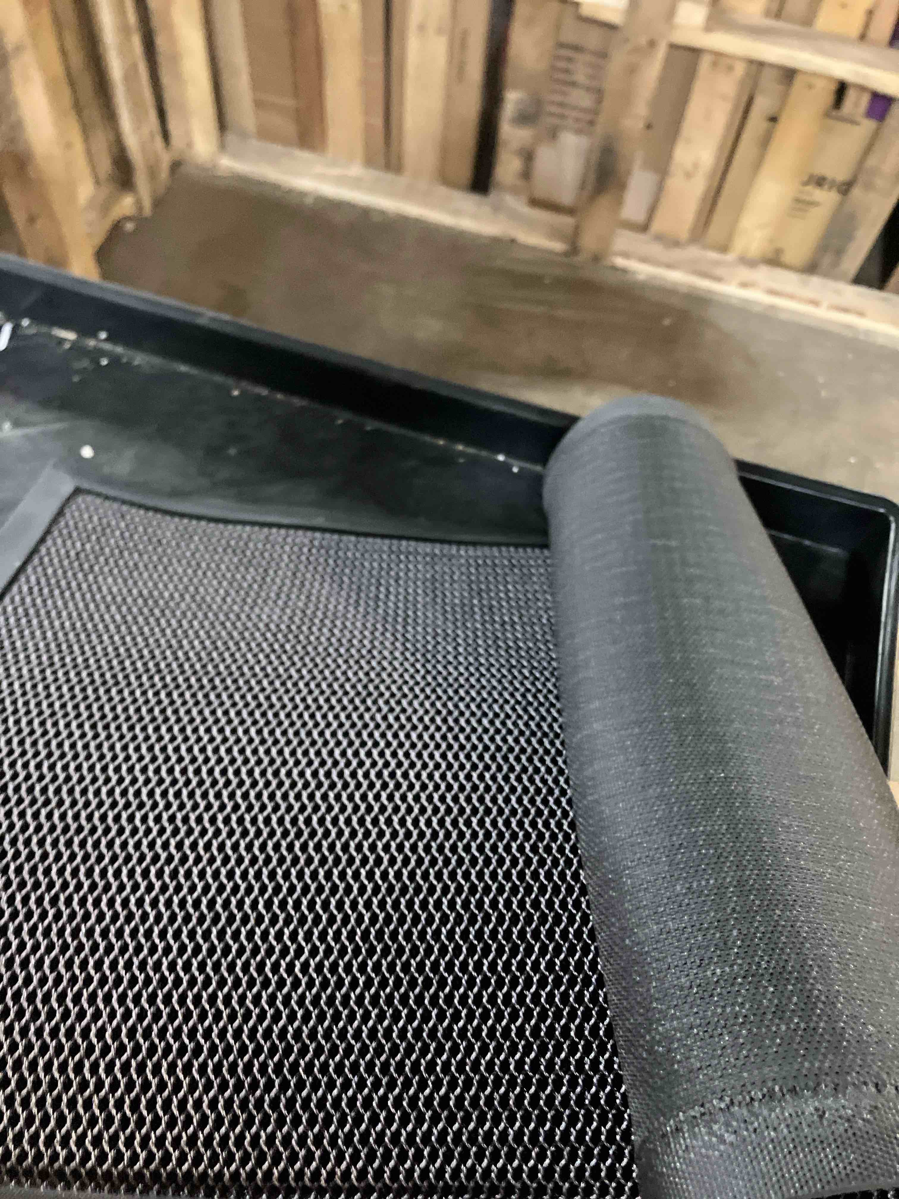 Condition photo showing Good Condition for Kuyal Front Door Mat, 2'*3' Door Mat for Inside Outside Entrance,Waterproof Welcome Mats with Non-Slip Backing, Indoor Outdoor Entryway, Commercial Floor Mats, Durable & Easy to Clean, Dark Gray