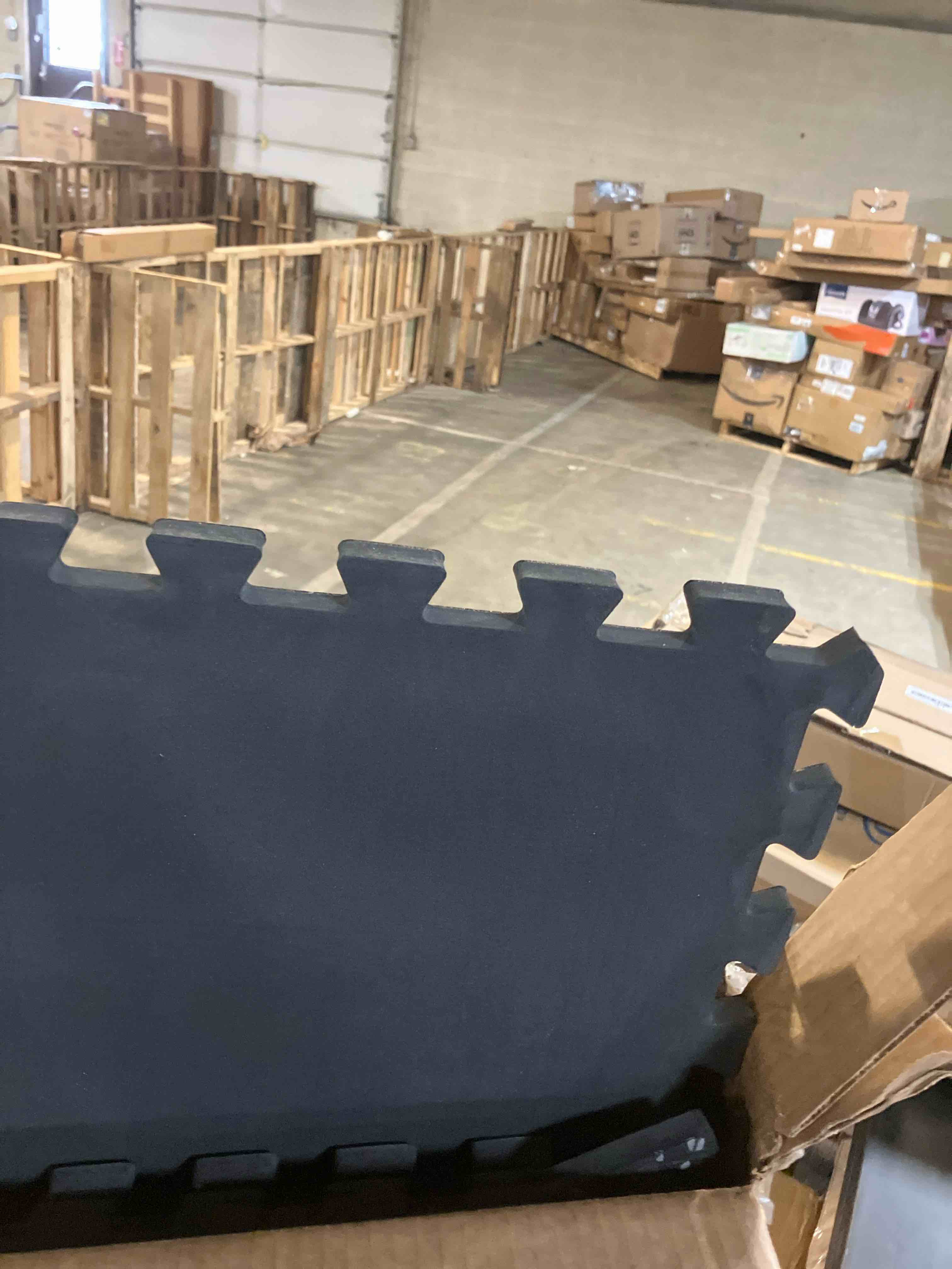 Condition photo showing As Is for CAP Barbell Interlocking EVA Foam Carpet Puzzle Mat Floor Tiles - 24" x 24" x 1/2" | Multiple Color Options