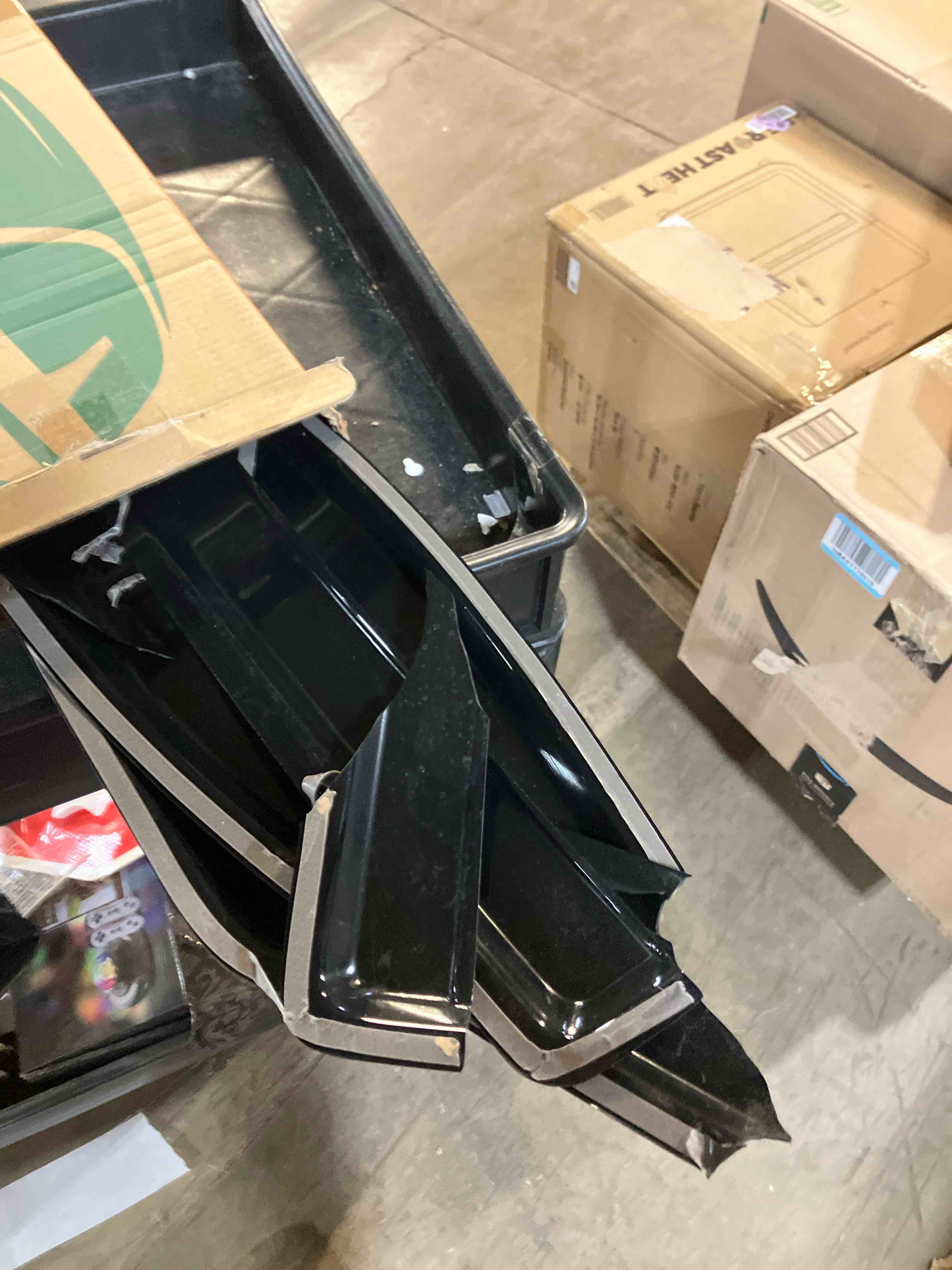 Condition photo showing As Is for Window Visors Rain Guards Fit 2023, 2024, 2025 Chevy Colorado, 2023, 2024, 2025 GMC Canyon Side Window Deflectors Vent Shades Sun Visors Accessories 4PCS FIT 2023-2025 Chevy Colorado GMC Canyon