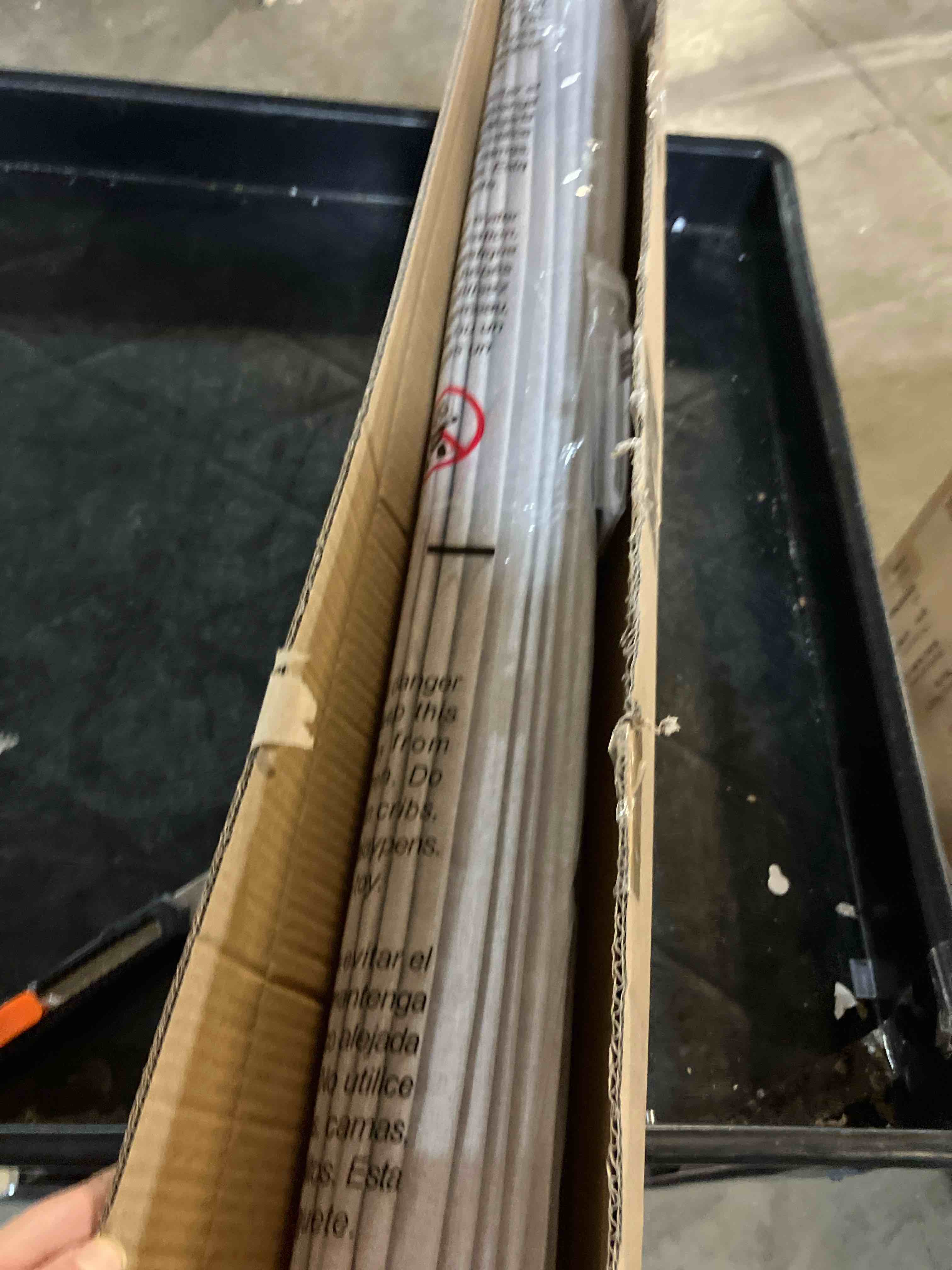 Condition photo showing New/Like New for LazBlinds No Drill Roman Shades for Windows, Cordless Blackout Window Shades with UV Protection, Polyester Fabric for Bedroom & Living Room, 35" W x 64" H, Natural Blackout - Faux Linen - Natural 35"W x 64"H