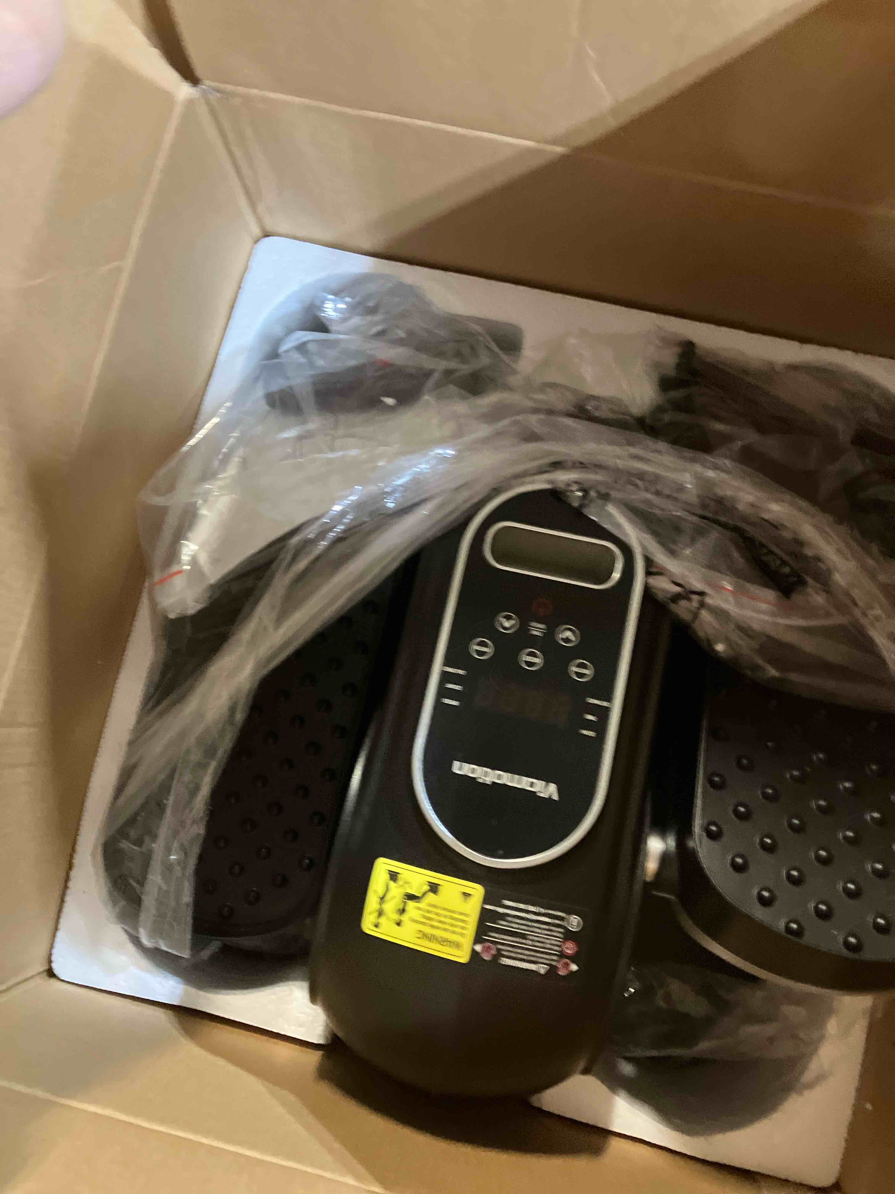 Condition photo showing New/Like New for Under Desk Elliptical Machine, Leg Exerciser as Seen on TV While Sitting for Senior with Remote Control, Portable & Quiet Pedal Exerciser with 12 Adjustable Speed