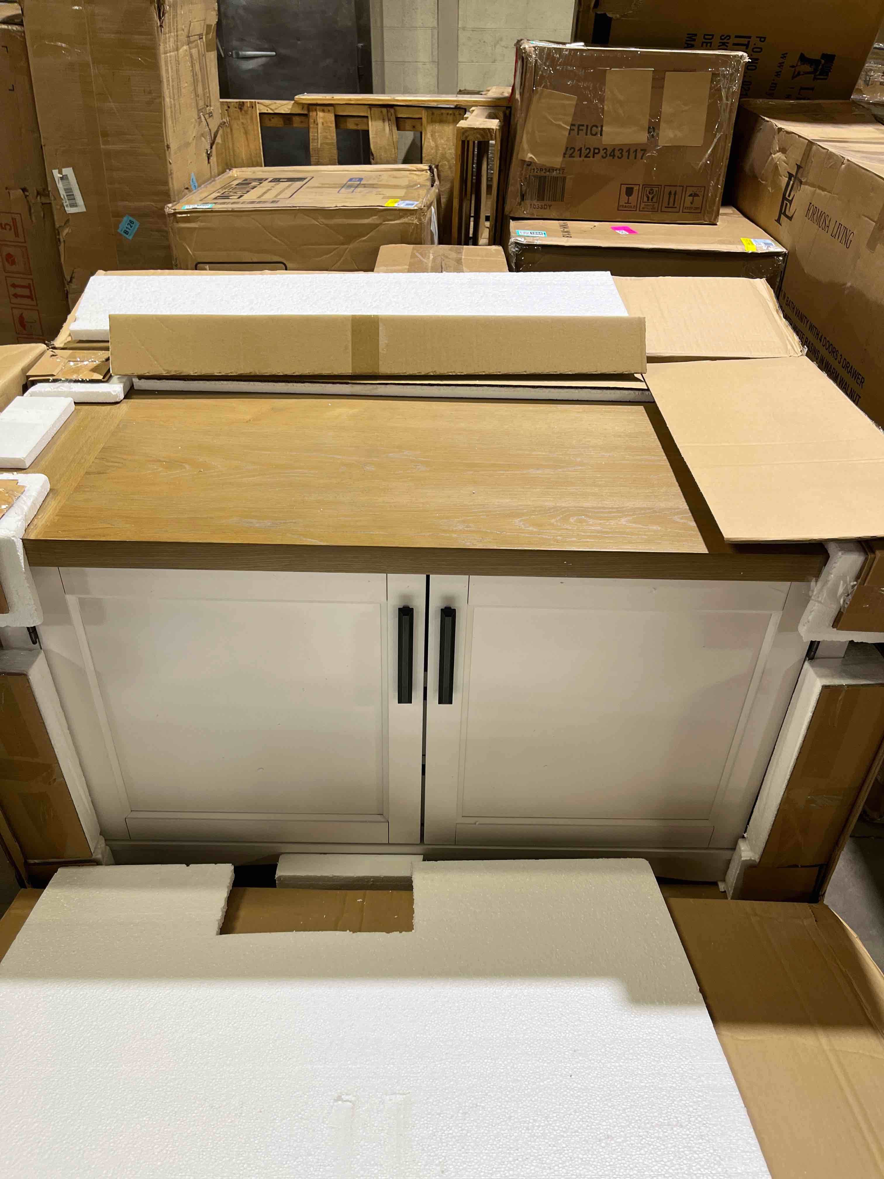 Condition photo showing New/Like New for Parker House - Americana Modern Cotton Workstation Base - AME#350B-COT