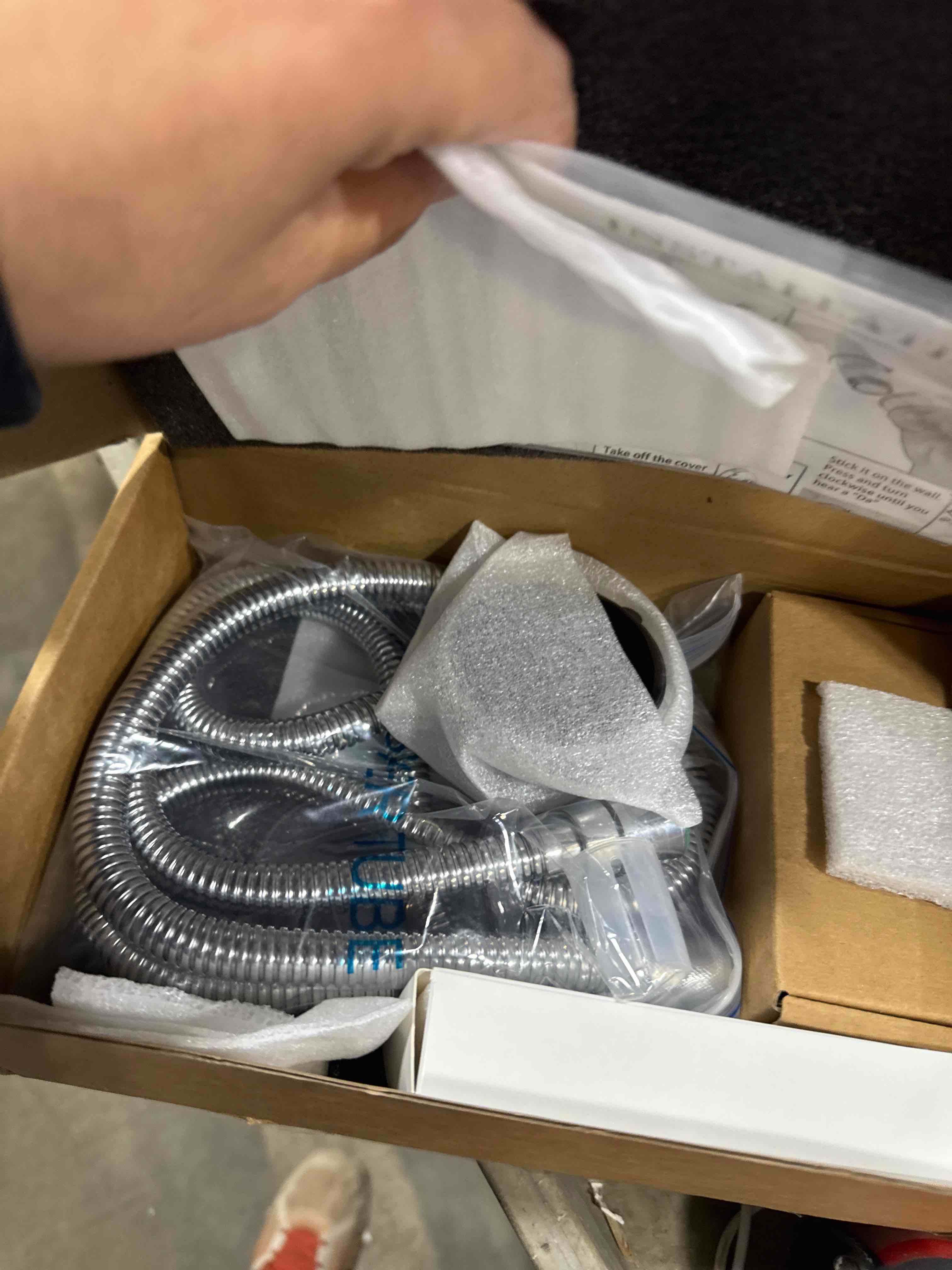 Condition photo showing New/Like New for Shower Enema System with 78 Inches Hose, Diverter, Water Control Valve for Men and Women Portable Cleaning, Enema Nozzle Kit Cleaner Attachment (Polished Chrome) Polished 78 Inch Hose