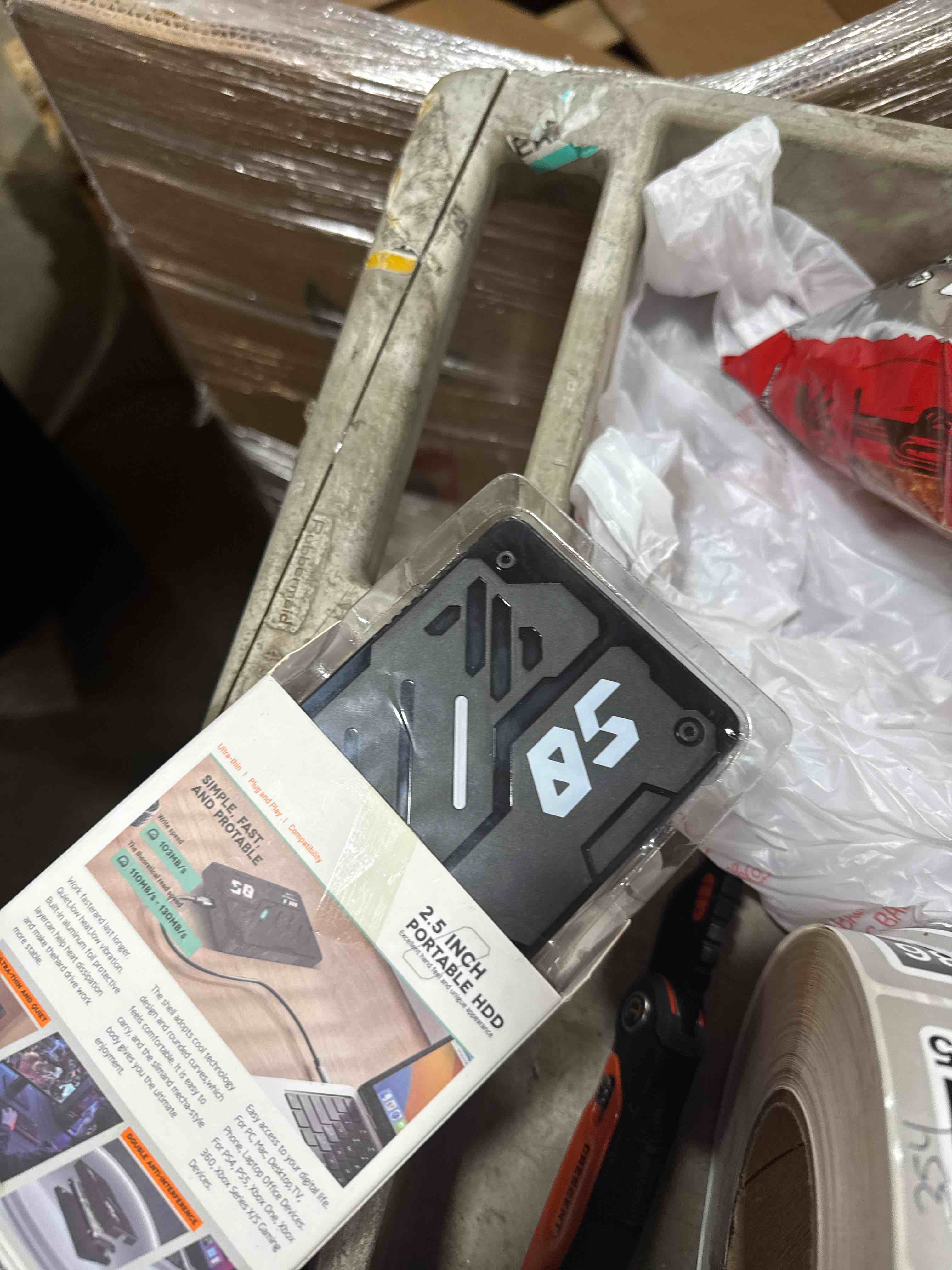 Condition photo showing New/Like New for Ultra Slim Portable External Hard Drive USB 3.0 HDD Storage for PC, Laptop, Mac, Xbox one, PS4, PS5 (250GB)