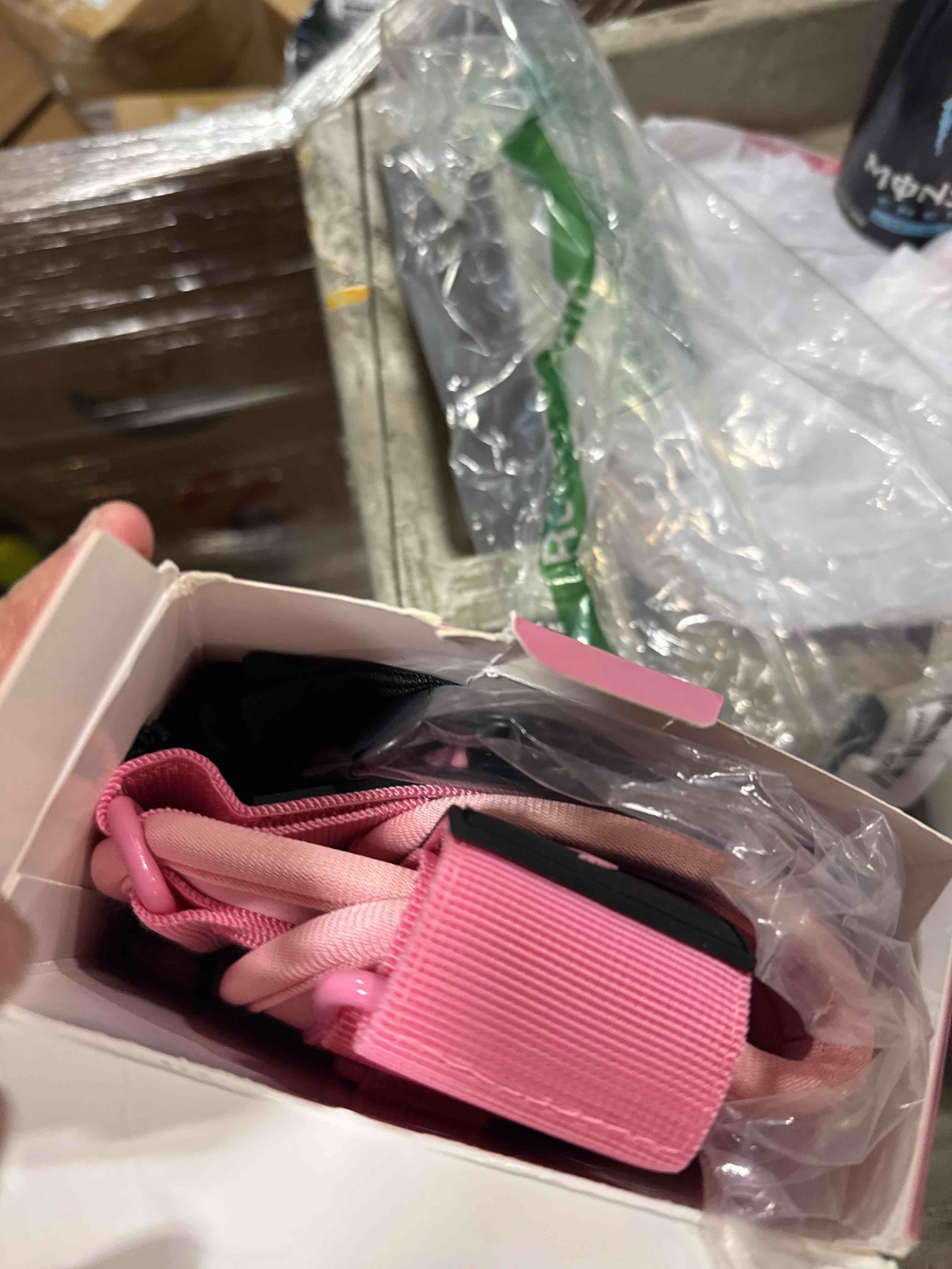 Condition photo showing New/Like New for Ankle Resistance Bands with Cuffs, Exercise Bands for Legs and Butt, Home Gym Workout Equipment, Butt Exercise Equipment Booty Bands Ankle Bands for Men Women Legs and Glutes Pink
