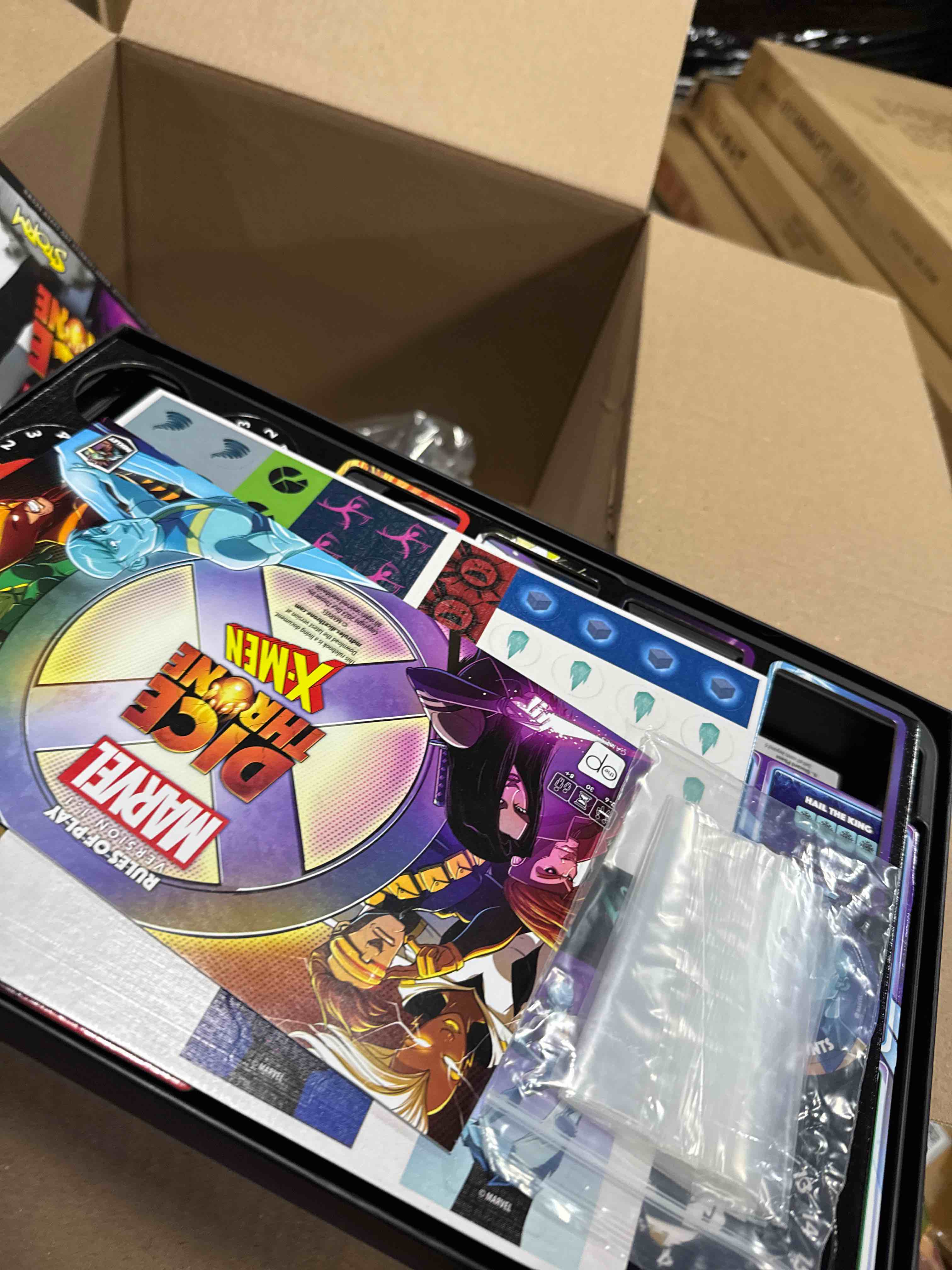 Condition photo showing Good Condition for Marvel X-Men Dice Throne Box 1, 4 Hero Box Featuring Wolverine, Iceman, Psylocke & Storm, Competitive Dice Board Game, Stand-Alone & Cross Compatible with All Dice Throne Heroes, Officially Licensed