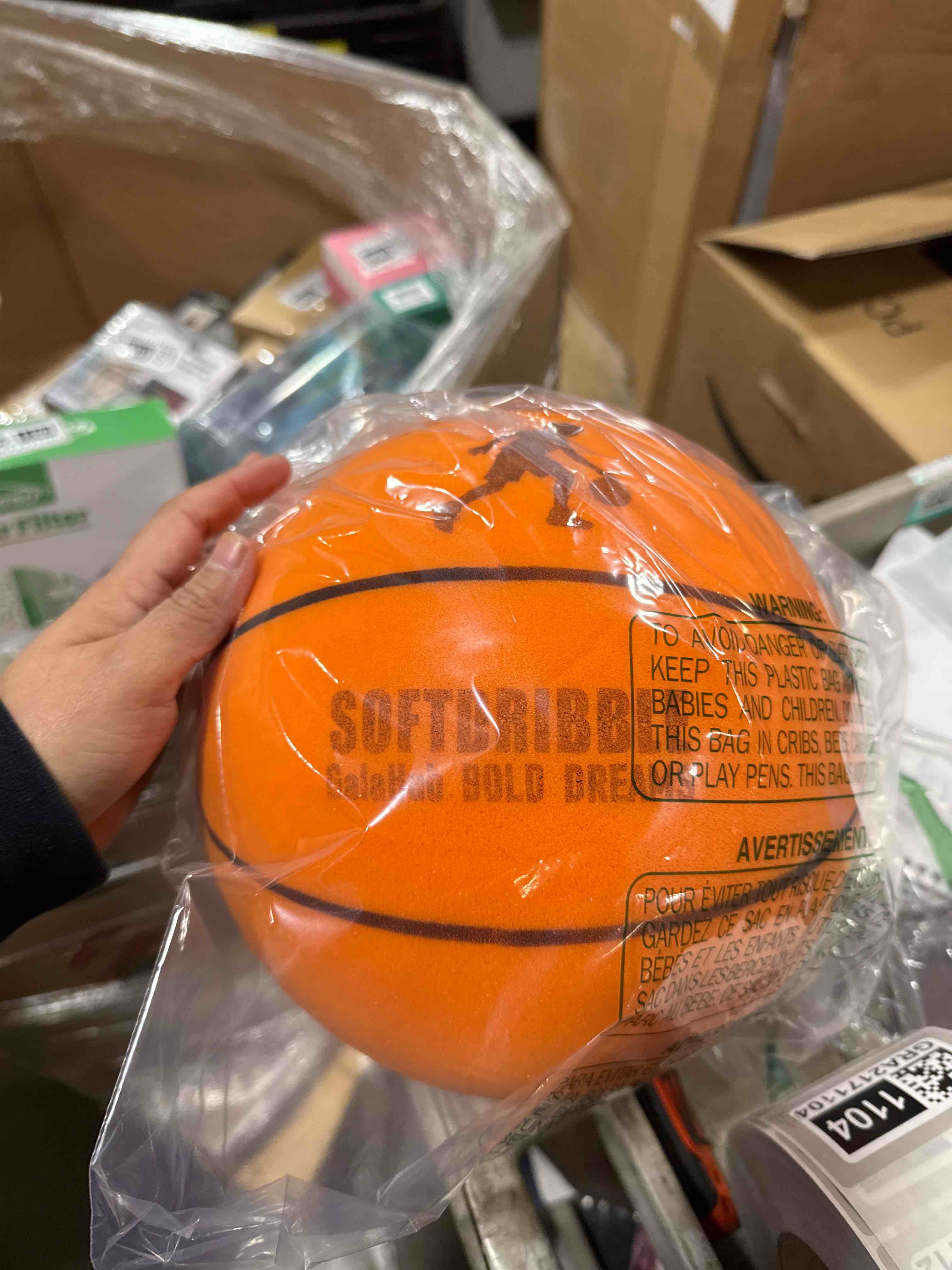 Condition photo showing New/Like New for Silent Basketball Airless Indoor Training Ball 2026 New Upgraded Soft Foam Noiseless Basketball | Soundless Ball for Indoor Training and Quiet Dribbling | Gift for Sport Lover