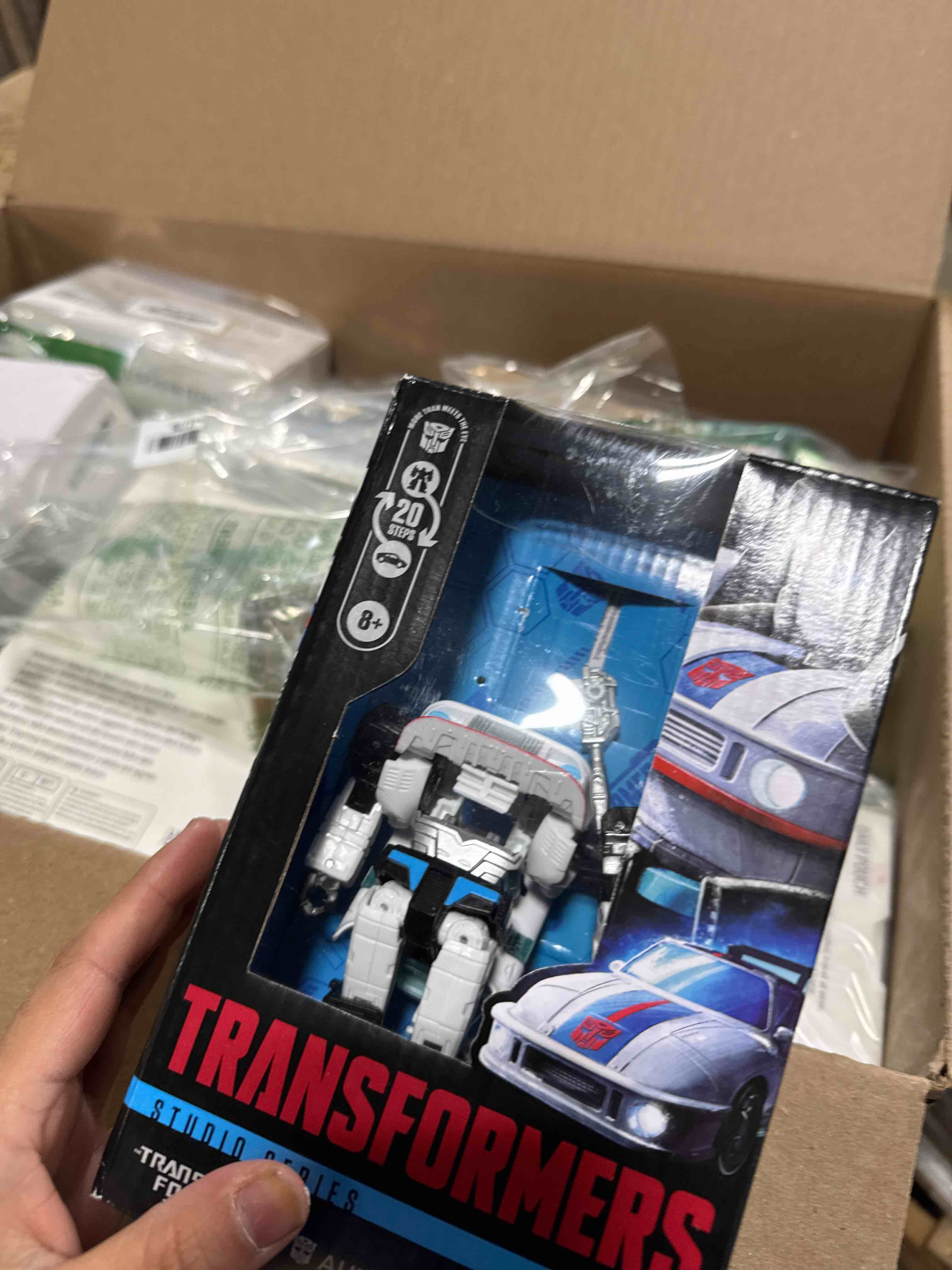 Condition photo showing Good Condition for Transformers Toys Studio Series Deluxe Class Transformers: The Movie Autobot Jazz, 4.5-inch Converting Action Figure, Robot Toys, 8+