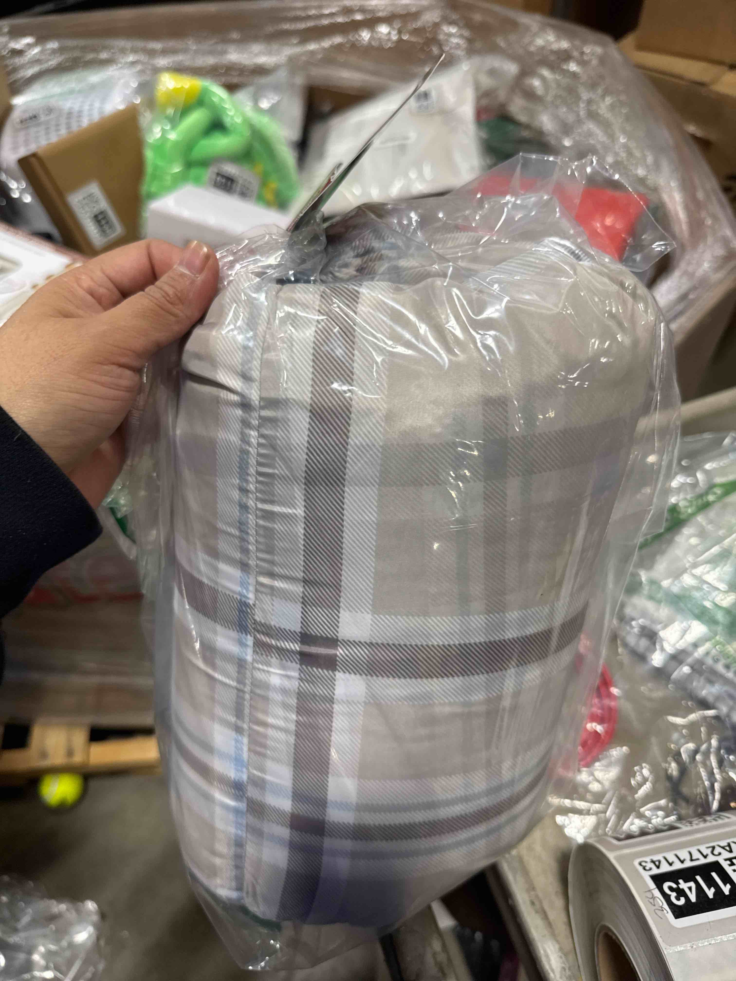 Condition photo showing New/Like New for Coleman Reversible Water Resistant Indoor Outdoor Throw Blanket  50 x60  Taupe