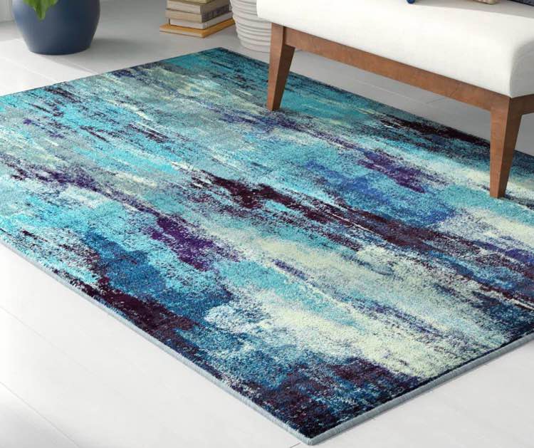 Rizer Washable Abstract Indoor Rug 7’ 0” x 10’ 0” 
