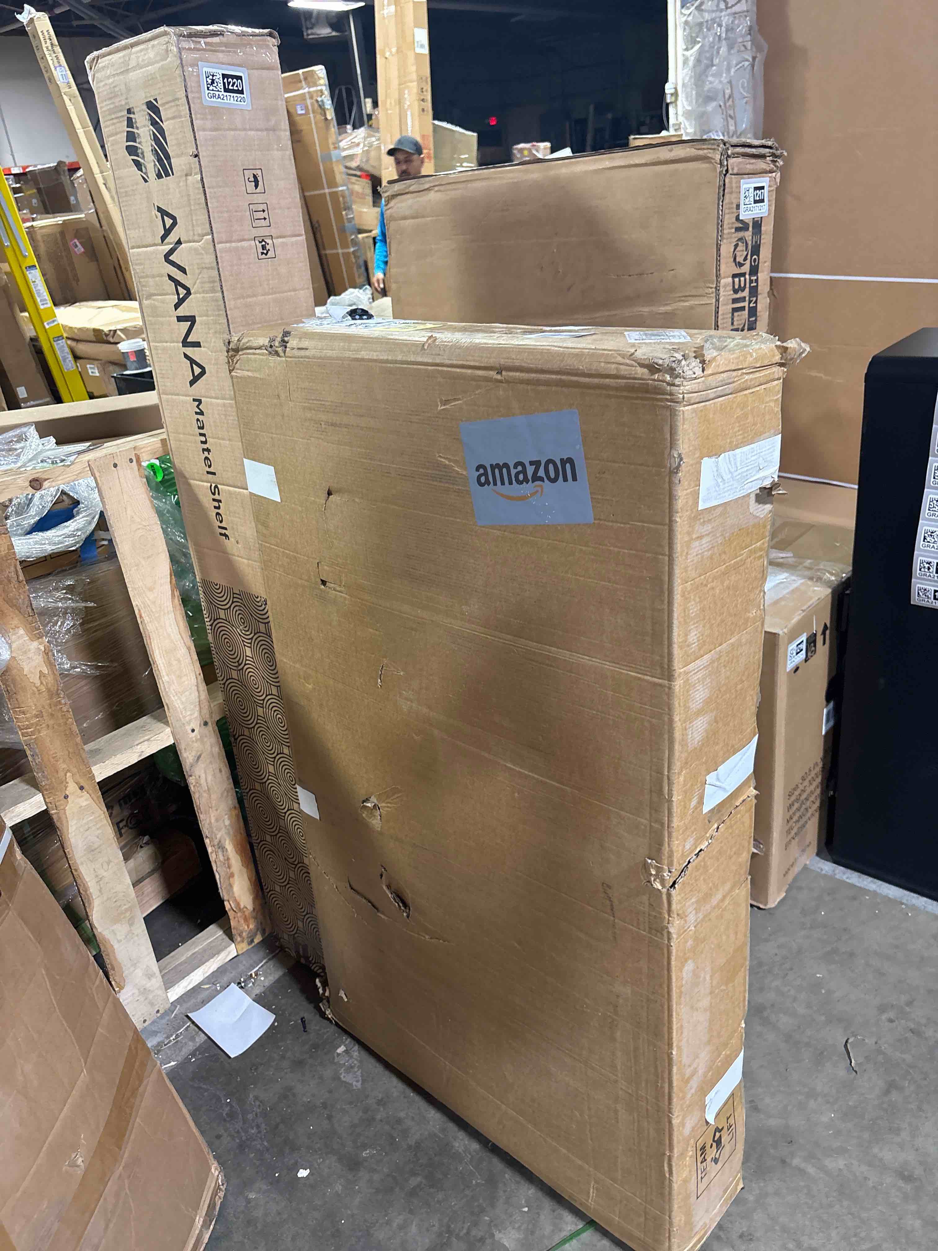 Condition photo showing Good Condition for Large Makeup Vanity Desk with Mirror and Lights, Vanity Desk with 6 Drawers & Storage Shelves, Vanity Table with Power Outlet, 3 Color Modes & Adjustable Brightness Dressing Table, Bedroom,Wood