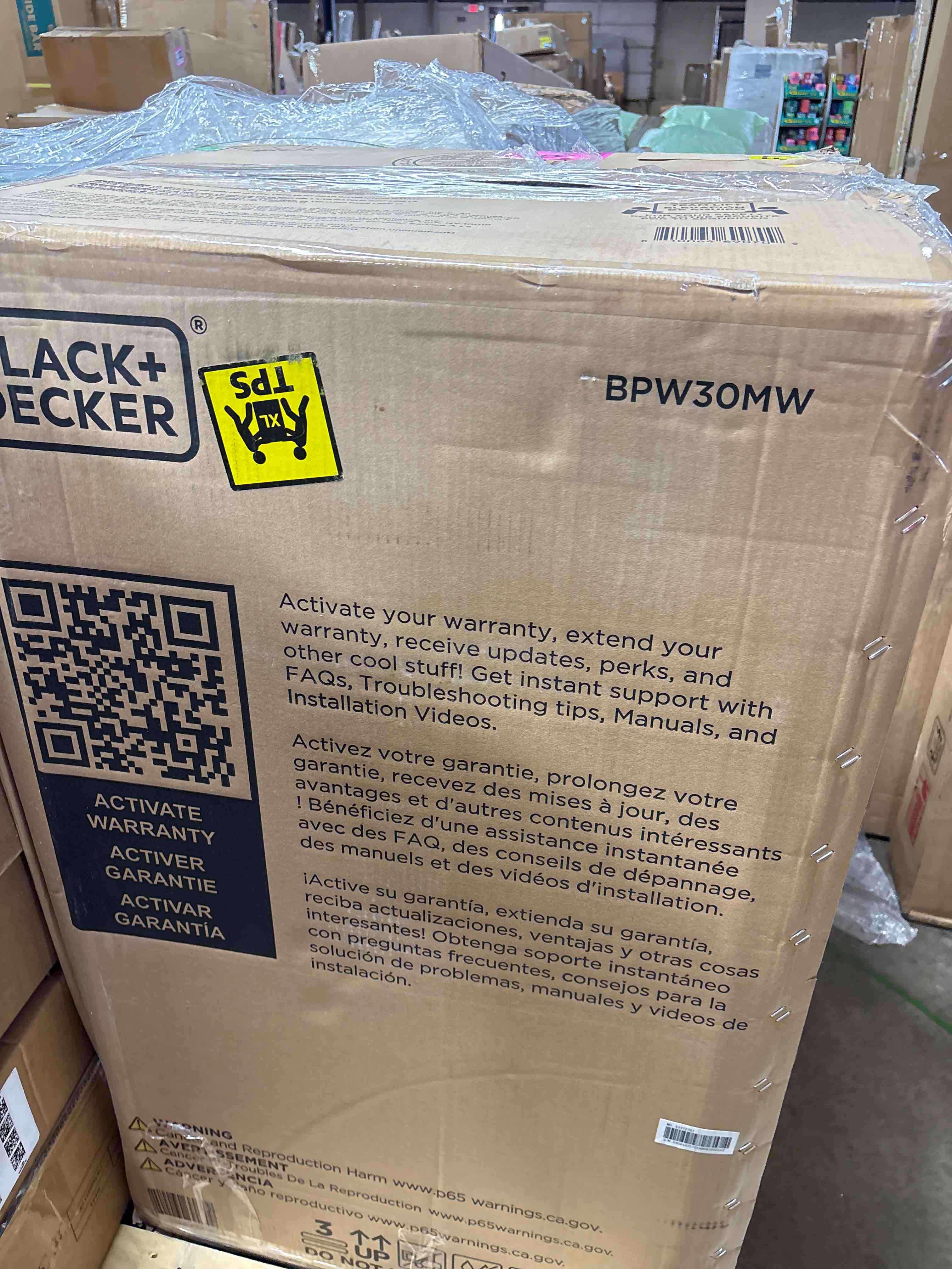 Condition photo showing Good Condition for Black & Decker 3.0' Cubic Portable Washer