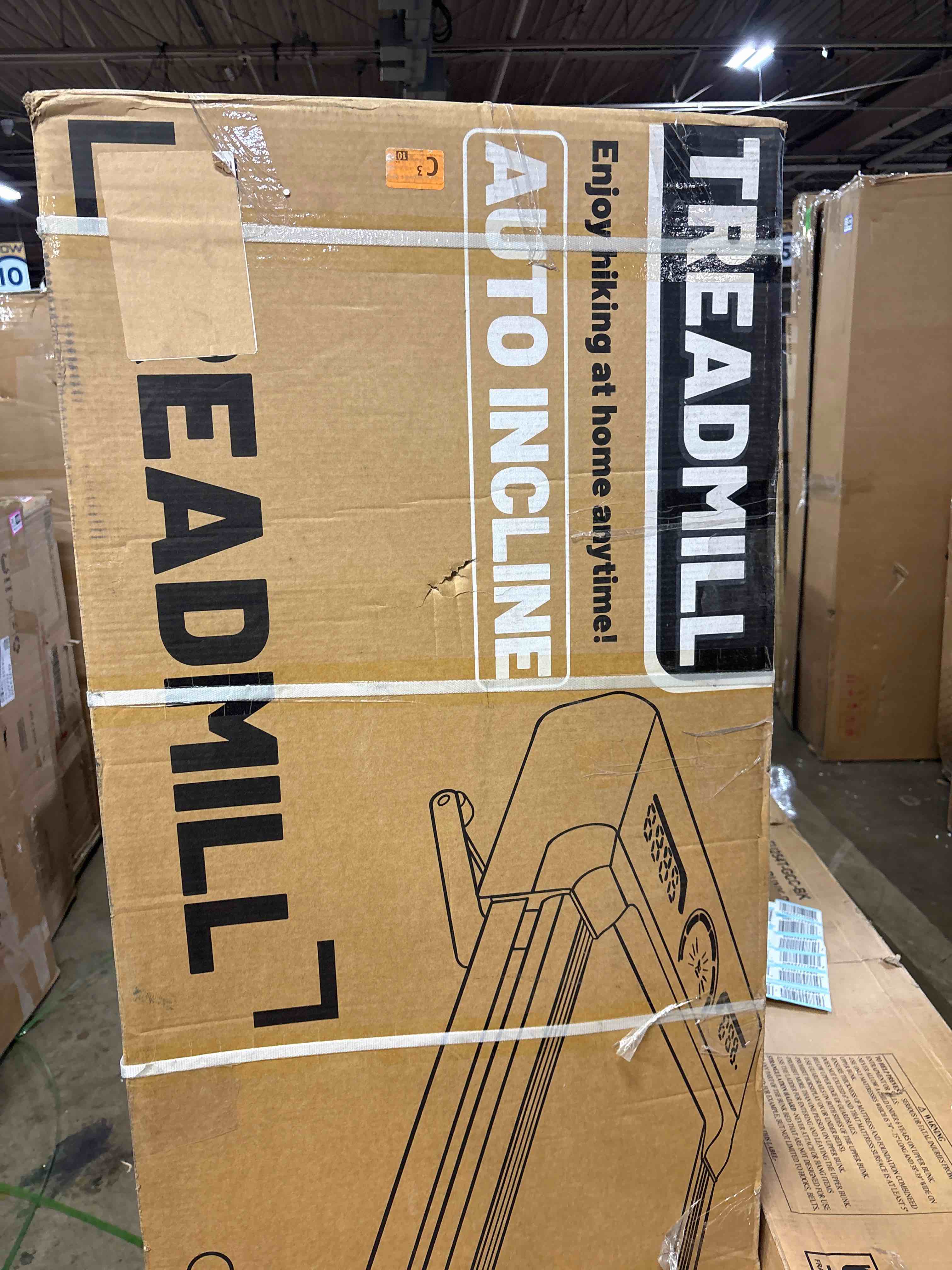 Condition photo showing Good Condition for Walking Pad Treadmill with Incline, Standing Under Desk Treadmill 300lbs Capacity 2.5HP Cardio Training, Portable Easy to Use and Move, Works with ZWIFT KINOMAP WELLFIT Apps, No Subscription Fees, SIMILAR*