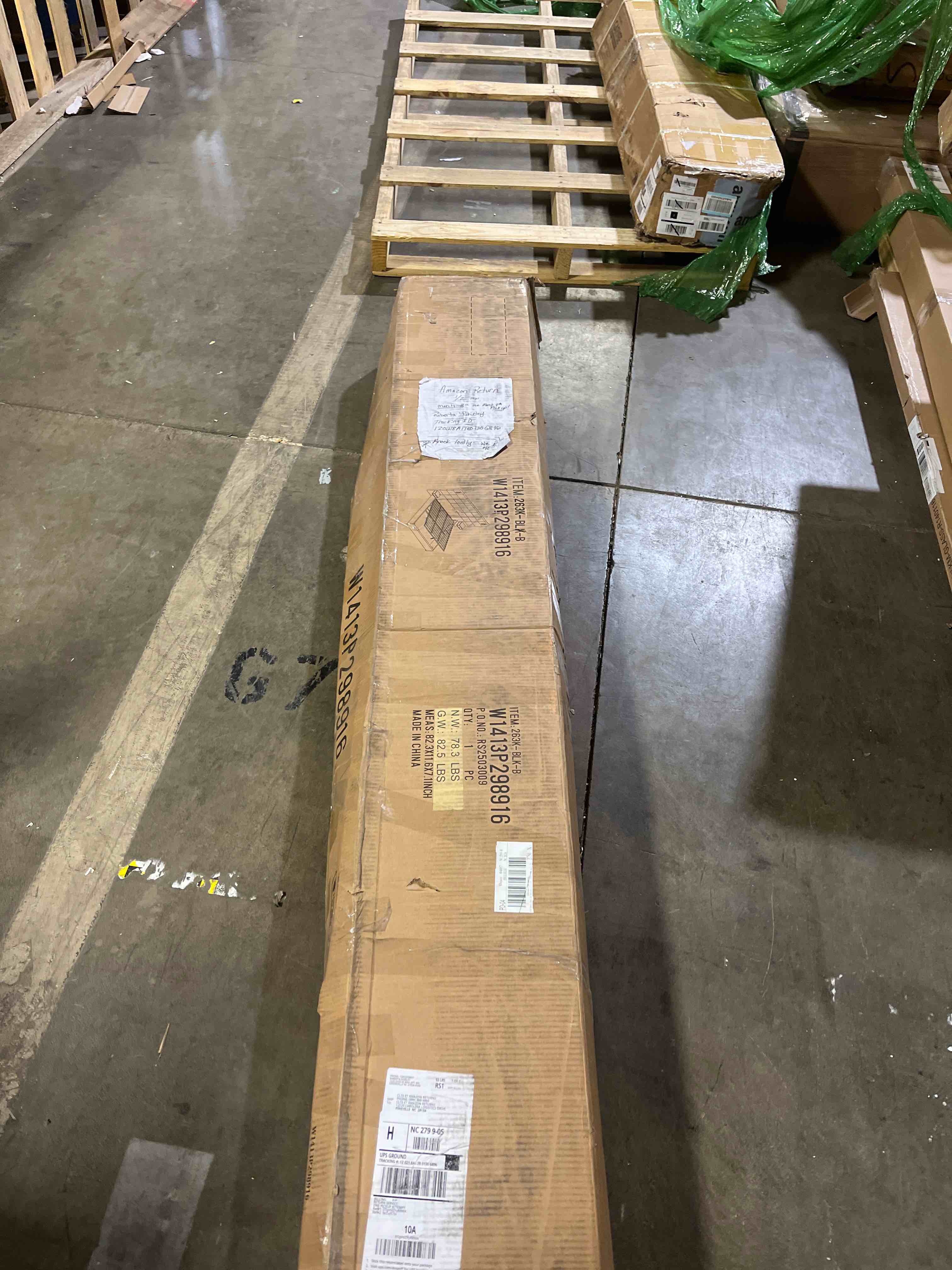 Condition photo showing As Is for King Size Bed Frame with Headboard – Hydraulic Lift Up Storage Bed King, Velvet Upholstered Platform, 2 Side Shelves, USB Ports & Reading Lights, No Box Spring Required, Black