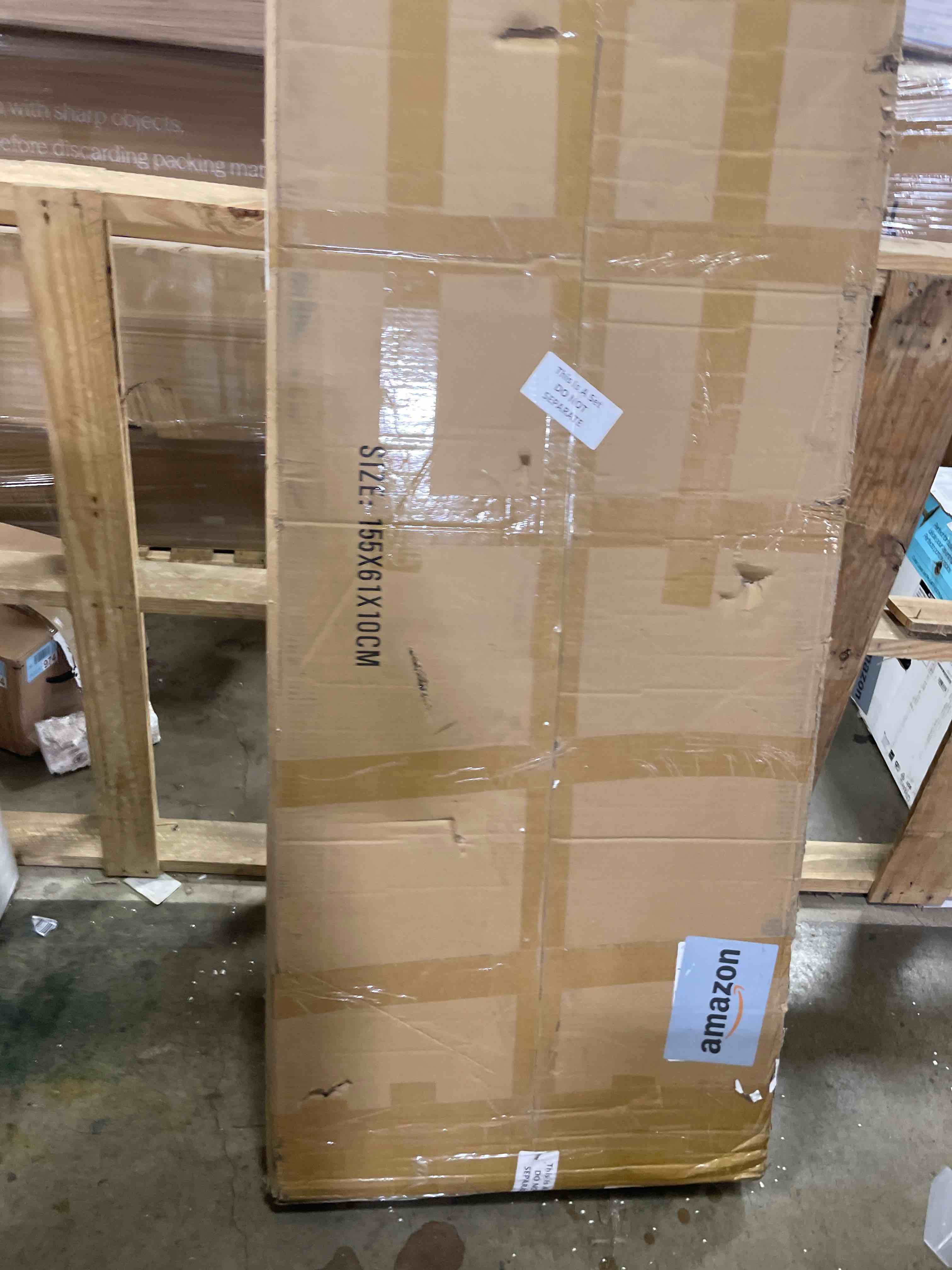 Condition photo showing New/Like New for blulu 4 pcs standing grid panels tower with s hook 2' x 6' t base grid wall panels display racks freestanding vendor events display racks kit for home retail trade show arts craft fair (white)