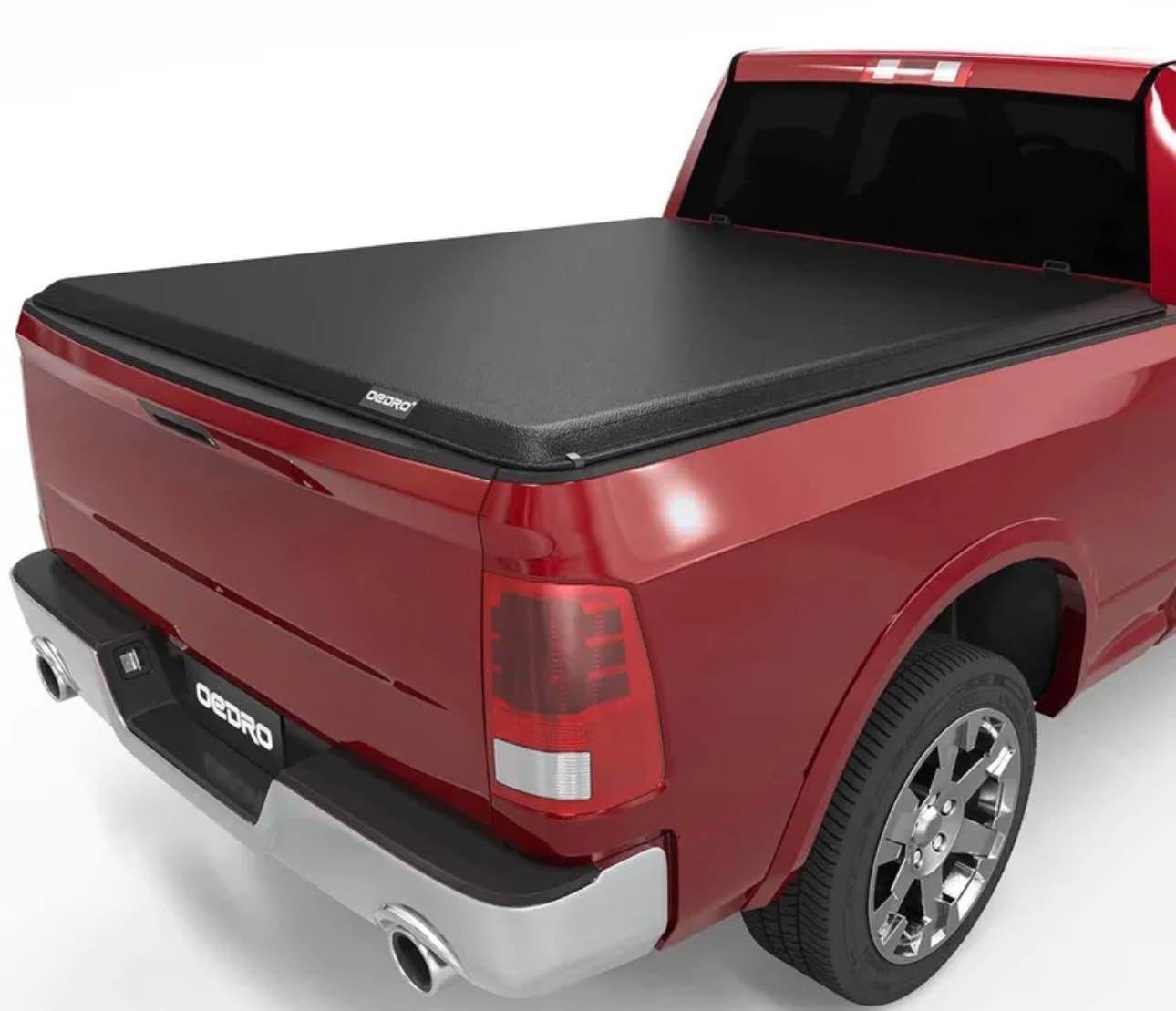 oedro roll up soft truck bed tonneau cover compartible with 2002-2023 dodge ram 1500, 2003-2025 dodge ram 2500 3500 8ft bed 