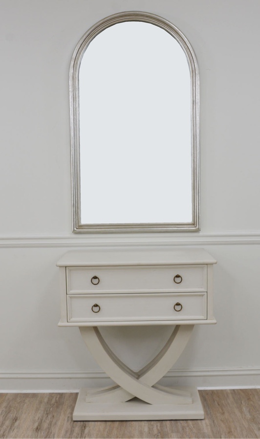 FM171 Silver Arch Wall Mirror by lillian home