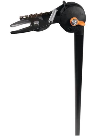fiskars ez reach tree pruning stik with rotating head 5 feet long,orange