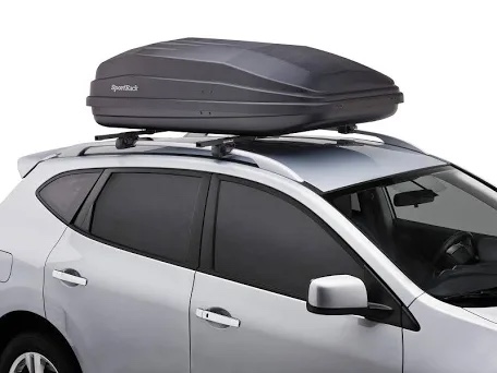 sportrack vista xl rear opening cargo box,black