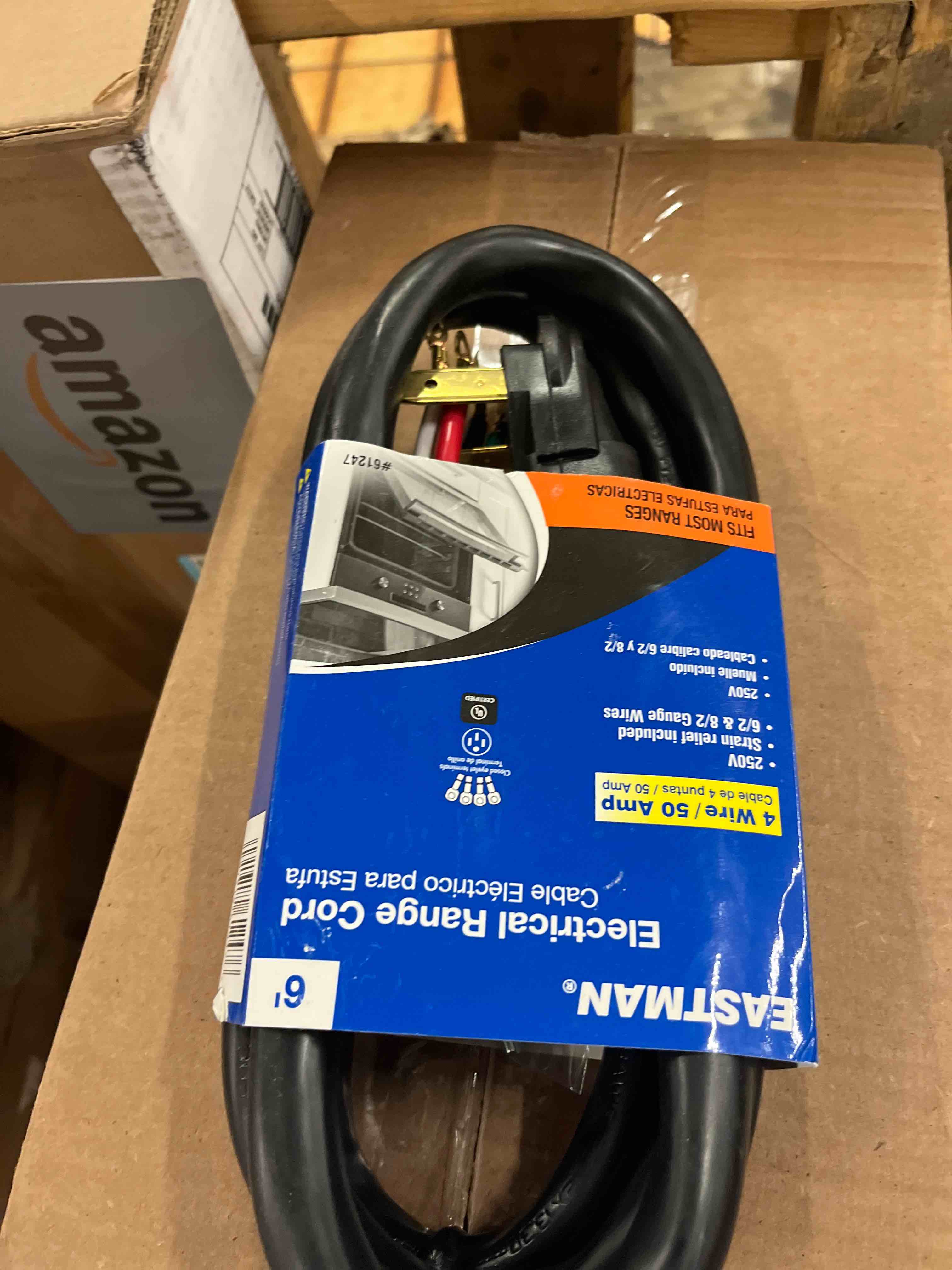 Condition photo showing New/Like New for ez-flo 61247 electric range cord 50 amps, 4 wire 6 ft