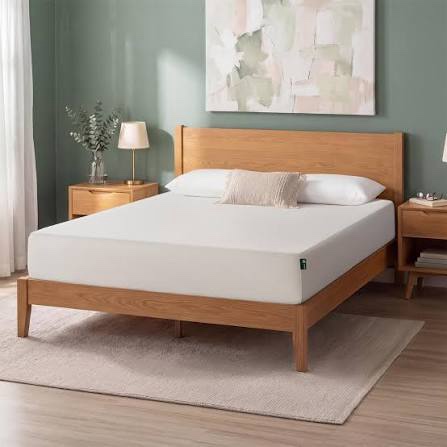Zinus 14 Inch King Green Tea Memory Foam Mattress, Fiberglass Free, Medium Firm Feel, Zoned Pressure Relief, Certified Safe Foams & Fabric, Mattress in A Box