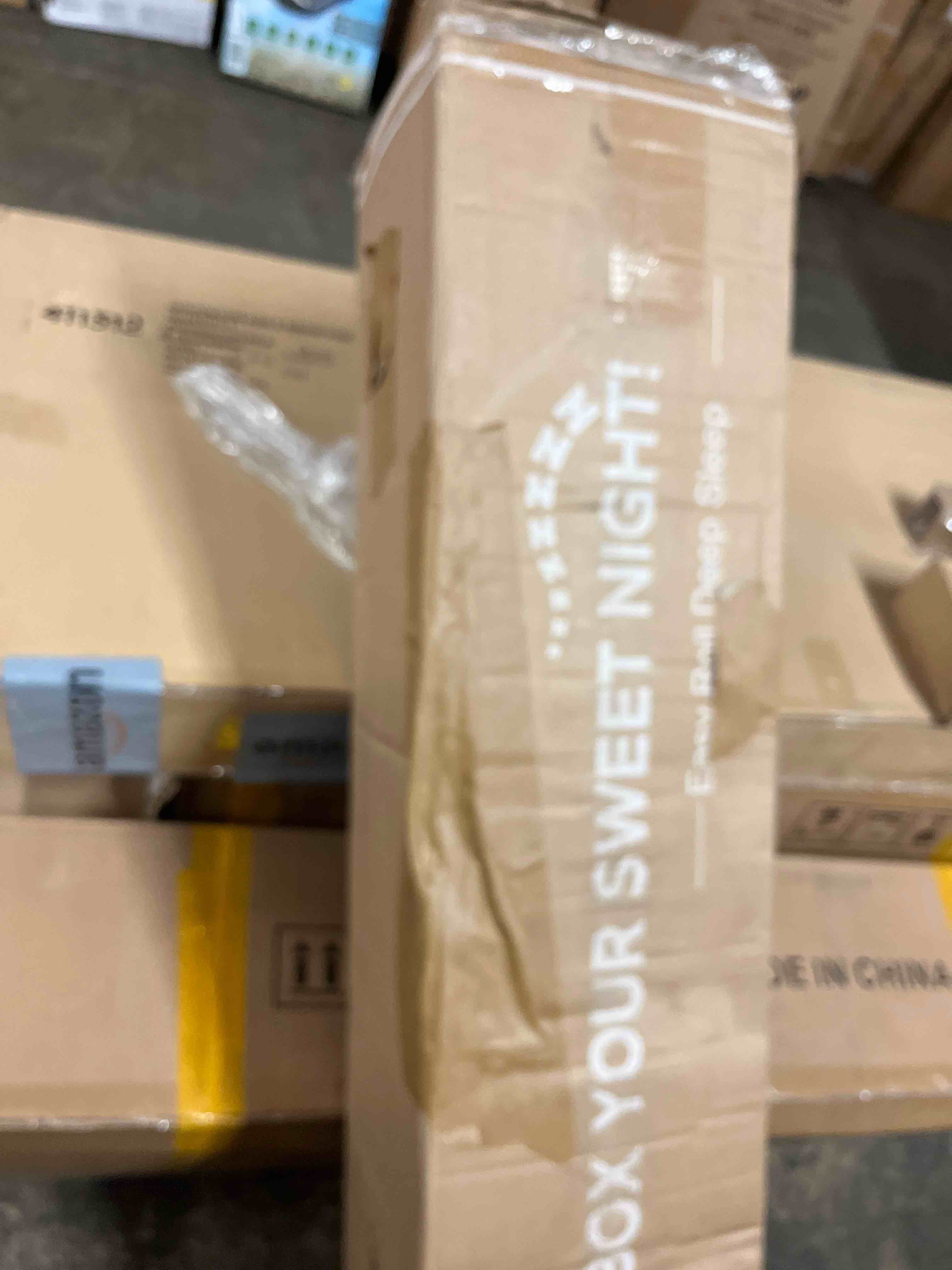 Condition photo showing New/Like New for dinbooonlux queen size mattress,12 inch hybrid queen mattress in a box with memory foam and zoned support spring,motion isolation,100 night trial,medium firm,certipur-us.