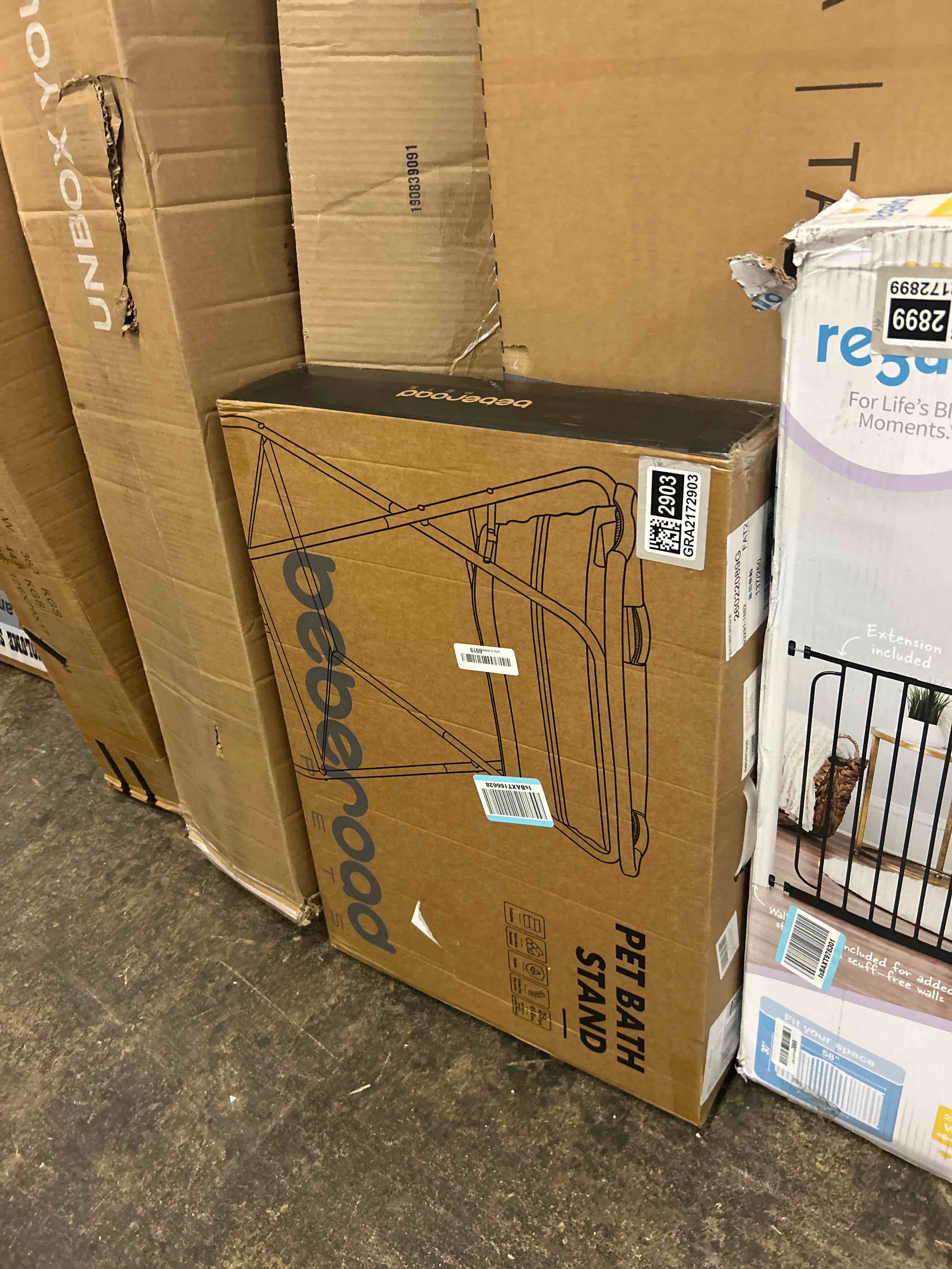 Condition photo showing New/Like New for beberoad 2 in 1 dog bath tub dog washing station for bathing and grooming, elevated collapsible foldable portable shower bathtub for small dogs cats pet, indoor and outdoor