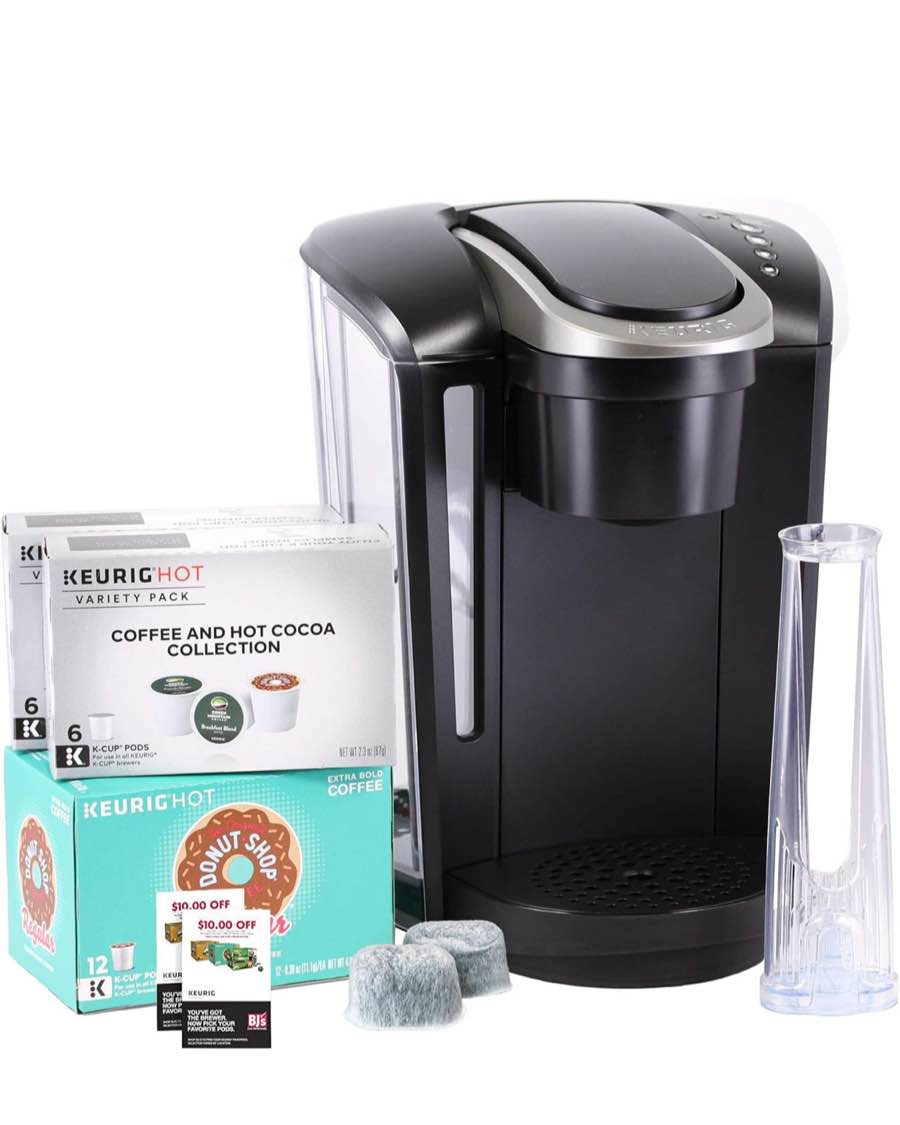 Keurig K-Select Coffee Maker, Single Serve K-Cup Pod Coffee Brewer, With Strength Control and Hot Water On Demand, Matte Black