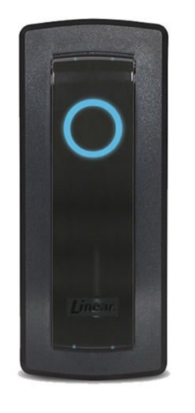 linear 820-00001 2-n-1 bluepass multi-tech access control reader bluetooth le