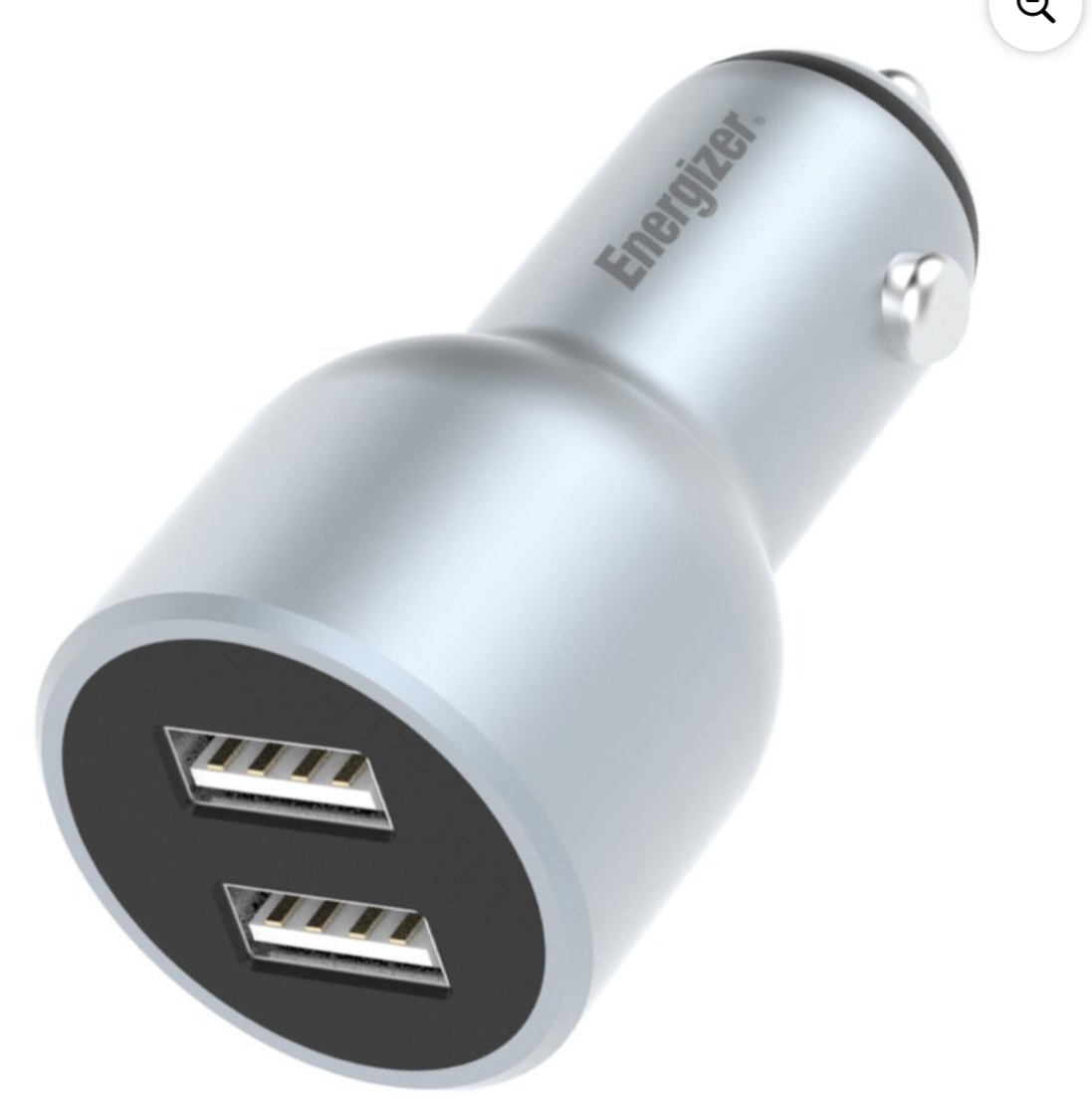 Energizer Ultimate Metal Dual Usb Car Charger (eng-usbc11)