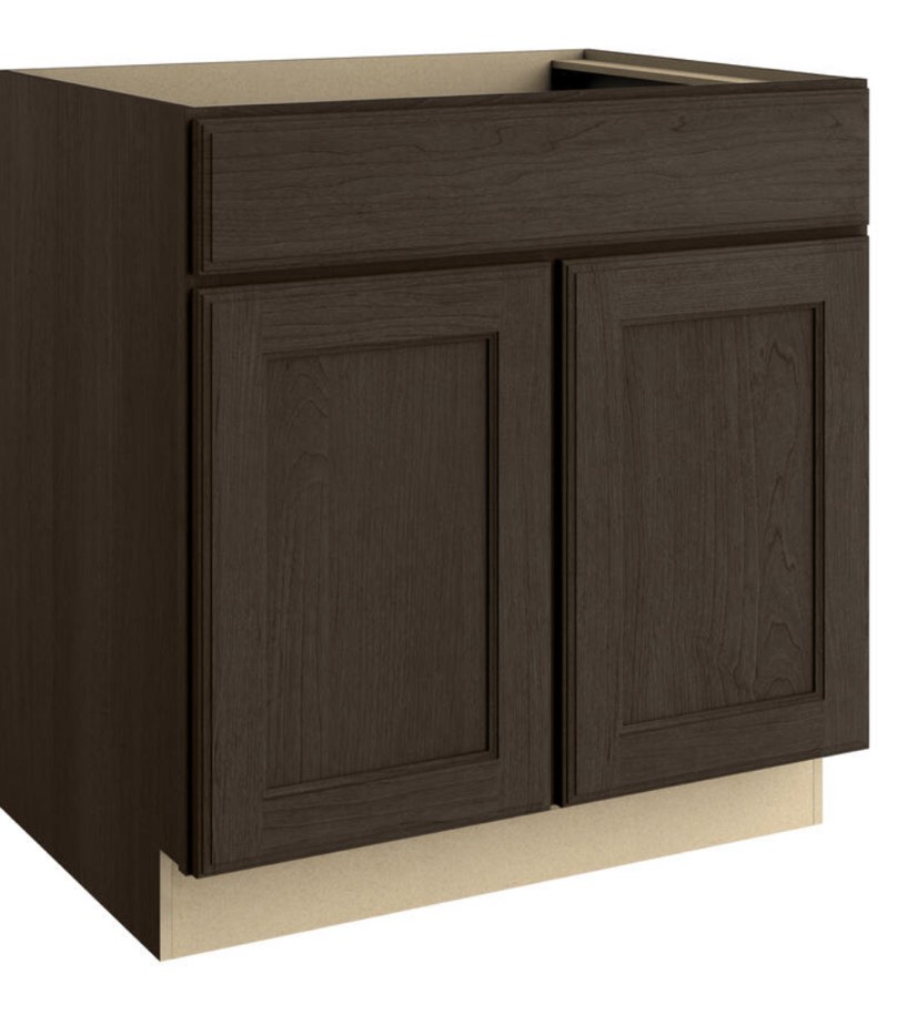 33" W x 34.5" H x 21" D Vanity Cabinet 