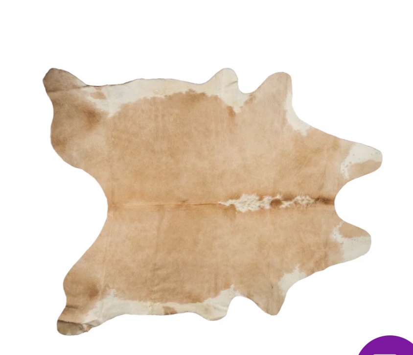 Goosman Performance Cowhide Animal Print Indoor Rug
