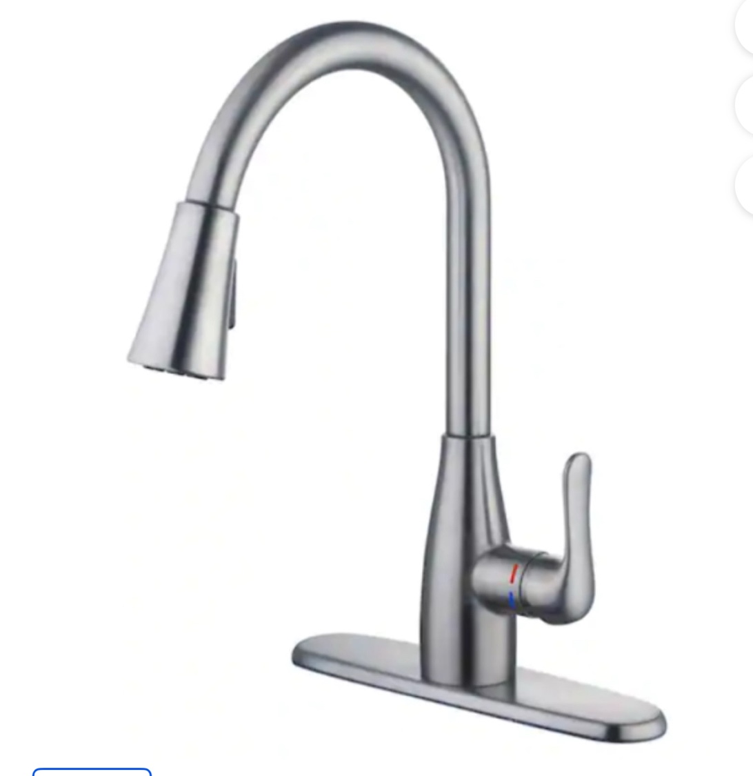 Glacier Bay 19962Z-SSSD-DST Kitchen Faucet with Soap Dispenser - Stainless