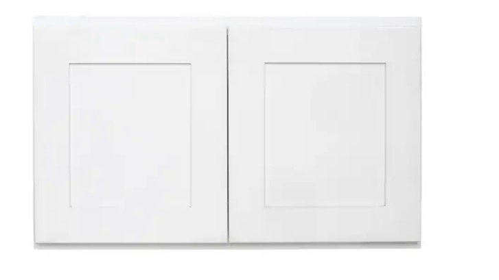 Tru Cabinetry 30" W x 15" H x 12" D White Wall Cabinet 