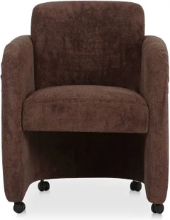 Mesto rolling chair dark brown