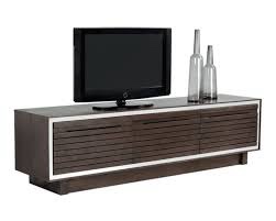 JAKARTA MEDIA STAND, Retro Solid Espresso Sideboard and Cabinet with 3 Deep Soft Close Drawers, 80.00W x  18.50D x  21.00H in