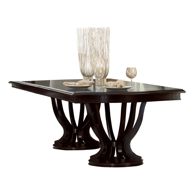 Dows Extendable Four Leg Dining Table, Partially Assembled, Table Top has minor scratches on top and edges based in brand new condition 