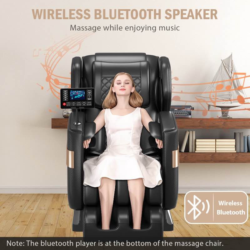 2025 Full Body Massage Chair with Zero Gravity, Heat Therapy, 20 Airbags, 8 Rollers, Extendable Footrest & Bluetooth Speaker - Fits Up to 6.1ft & 330lbs. Does turn on, Several settings don’t work, cosmetic damage to arm and seat, screen cracked but buttons and speaker does work