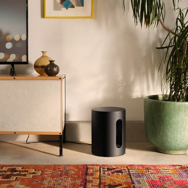 Sonos Sub Mini Wireless Subwoofer- for compatible Sonos speakers and components (Black)