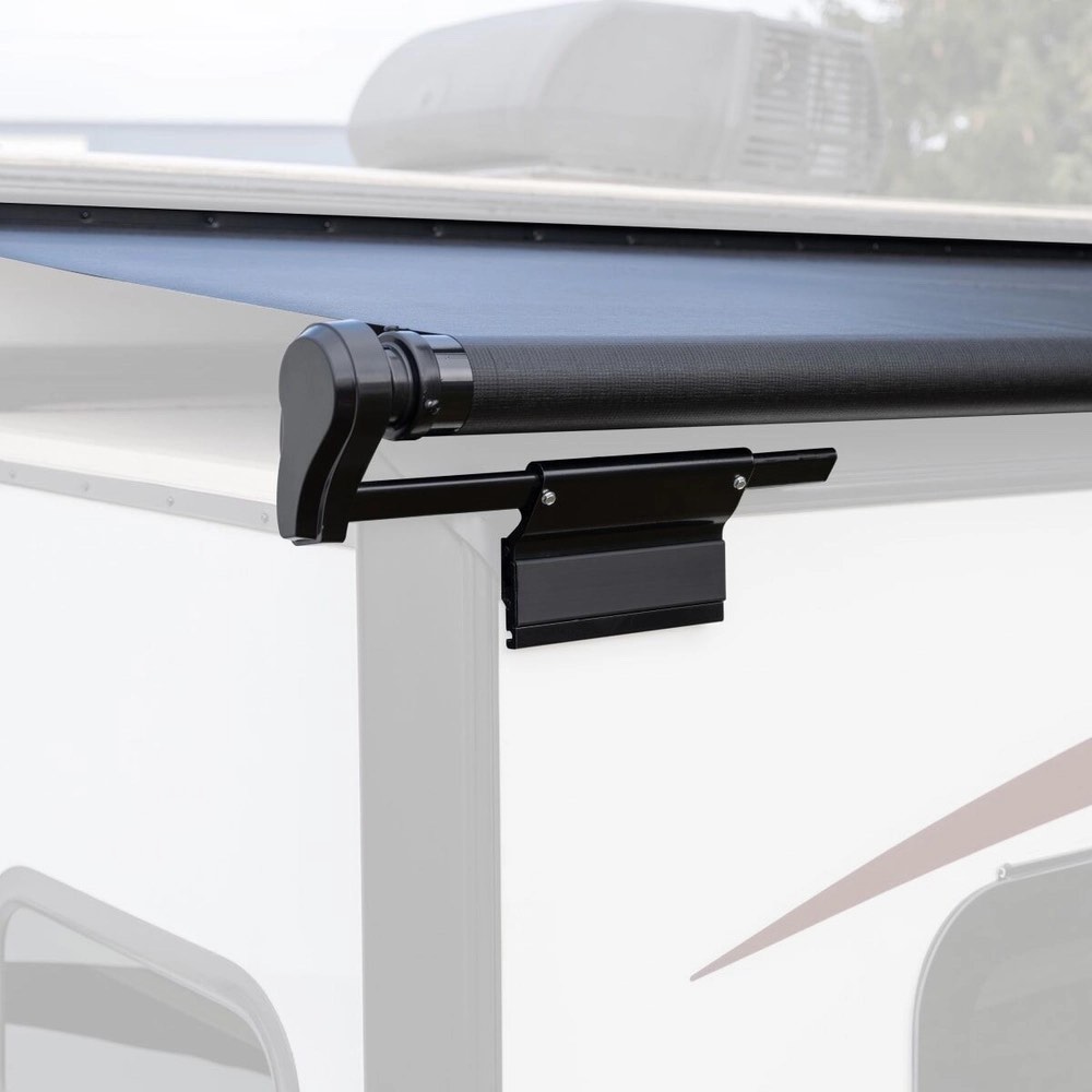 TOP DOLLAR DEALS!!! Solera 5000 Series 8ft Slide Topper Hardware and Awning, Black