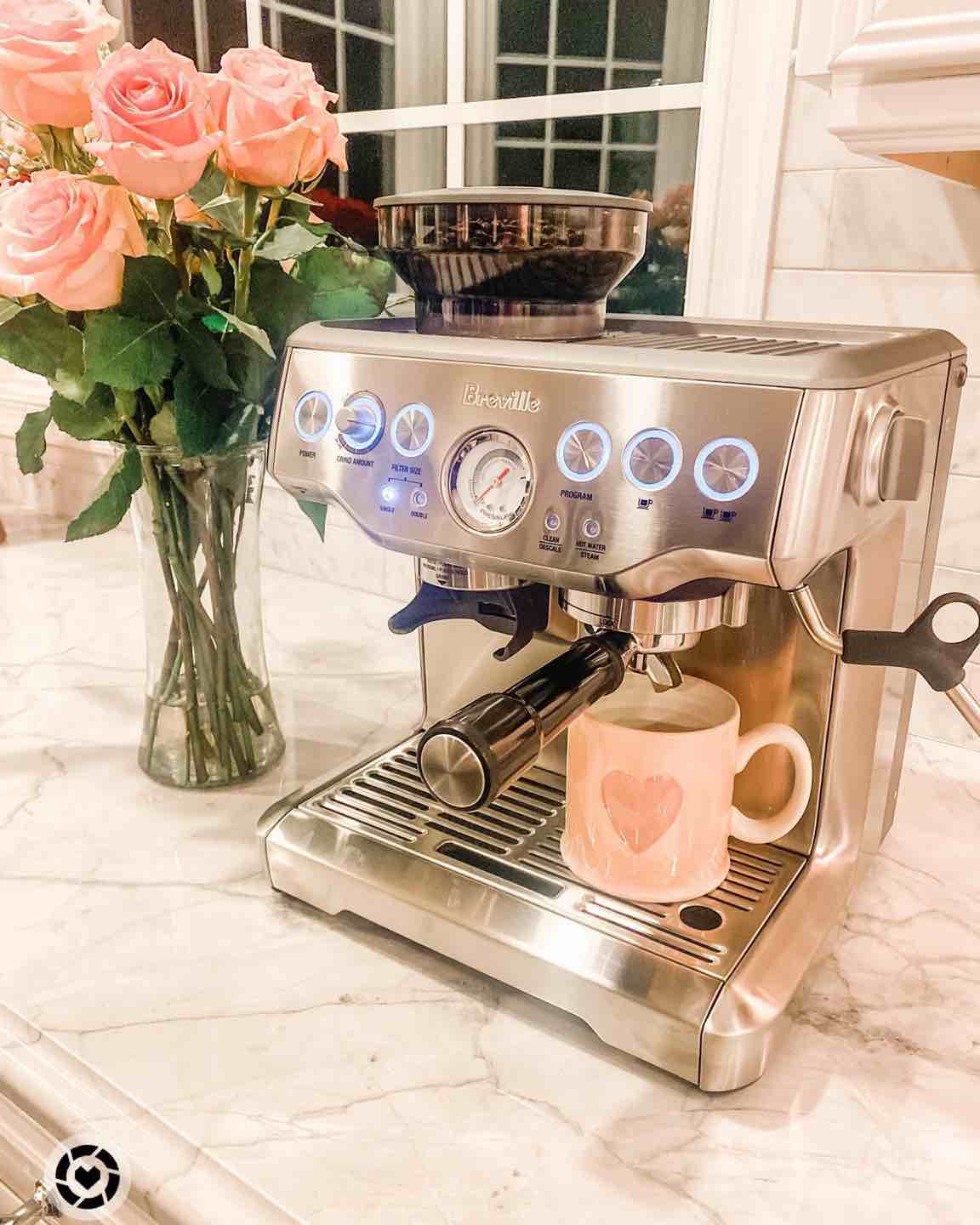 Breville Barista Express Espresso Machine, One Size, Brushed Stainless Steel