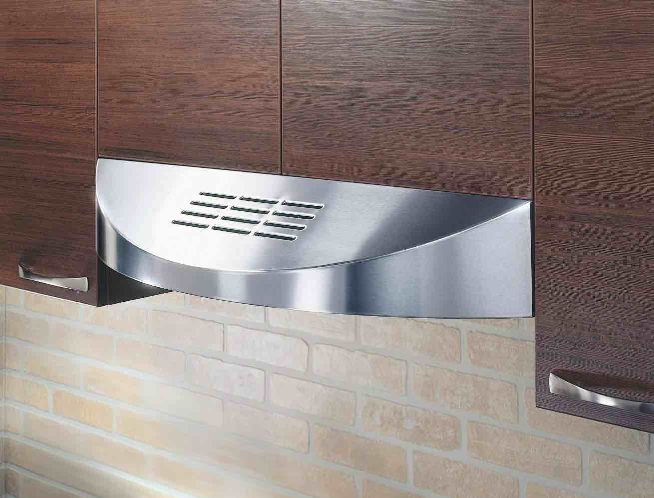 KOBE CHX38 SQBD-3 BRILLIA Series Ductless Under Cabinet Recirculating Range Hood, 36 Inch, Ventless Kitchen Range Hood - 36 inches wide ,Simple Mechanical Push Button Operation, Durable 18-Gauge Commercial Grade Stainless Steel with seamless design, 3 Speeds with 280 to 400 CFM, Speeds-CFM/Sone: 150 / 1.2 / QuietMode™, 280 / 3.0 / Low, 400 / 5.0 / High Perimetric Suction - from all sides at once. 