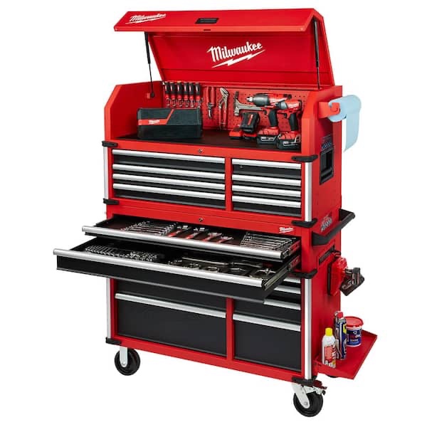 High Capacity 46 in. W x 22 in. D 8-Drawer Top Chest and 10 Drawer 