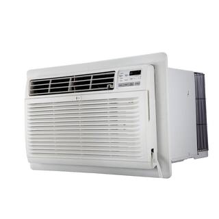 LG 11,800 BTU Through the Wall Air Conditioner, 115V, Cools up to 530 Sq. Ft. for Bedroom, Living Room, Apartment, with Remote, 3 Cool & Fan Speeds, Universal design fits most sleeves, White