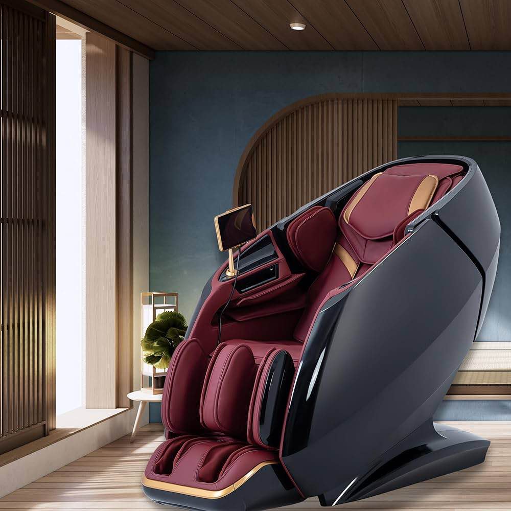 Featured ITEM!! Alfine A860 Full Body 4D Massage Chair - Intelligent Health Detection, Dual-Core System, Zero Gravity Recline, Premium Leather, Customizable Programs, Smartphone Control