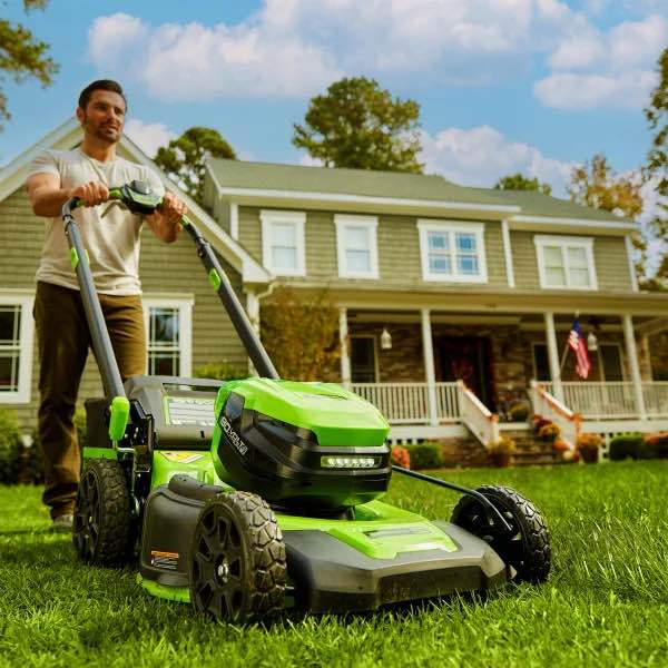 Greenworks 80V 21" Self-Propelled Mower, 3-1 Bagging, Mulching, Side Discharge, Digital Controlled Brushless Motor